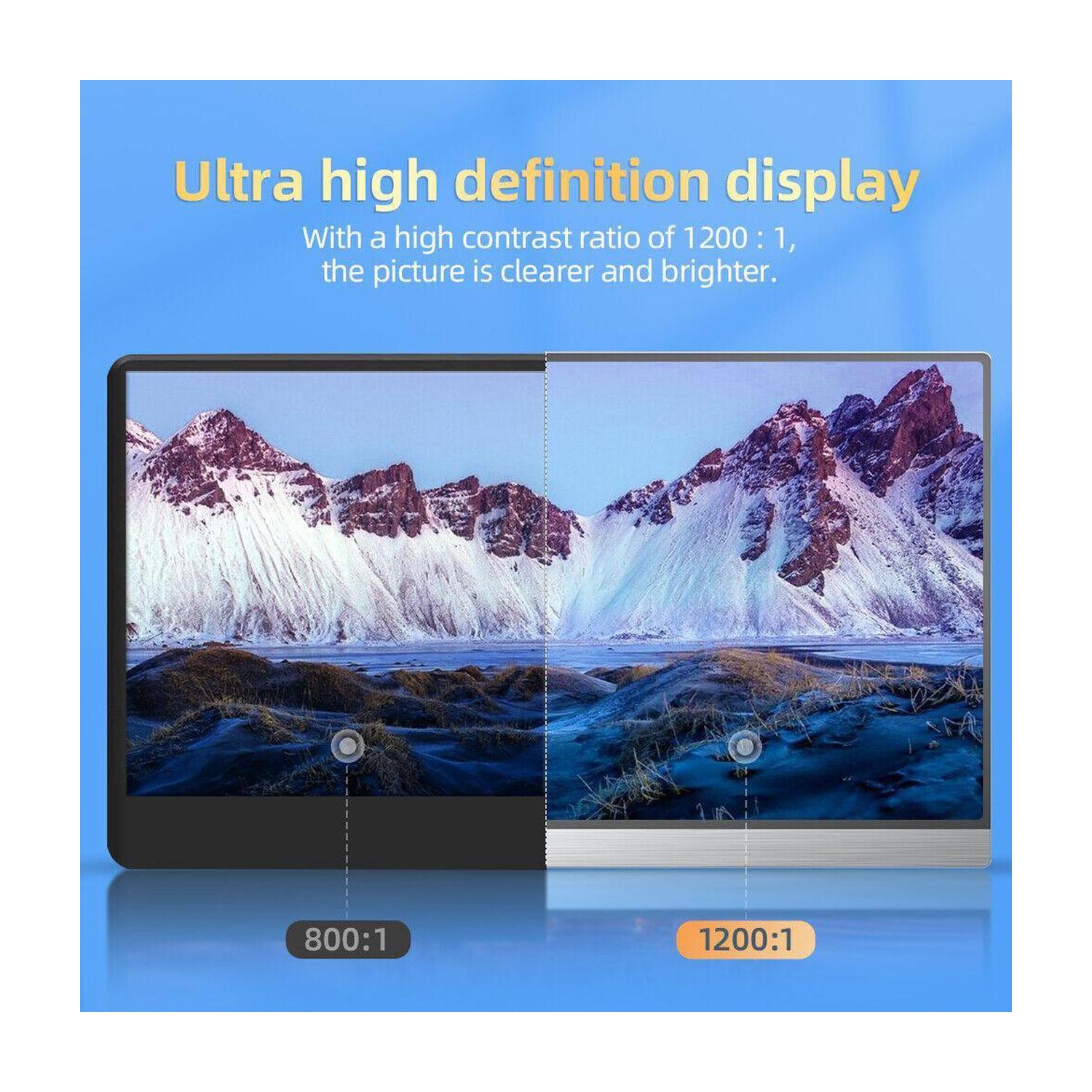 Moniteur portatif 15K 6&nbsp;po d'UPERFECT Écran de jeu portatif 4K 3840*2160 4K HDMI