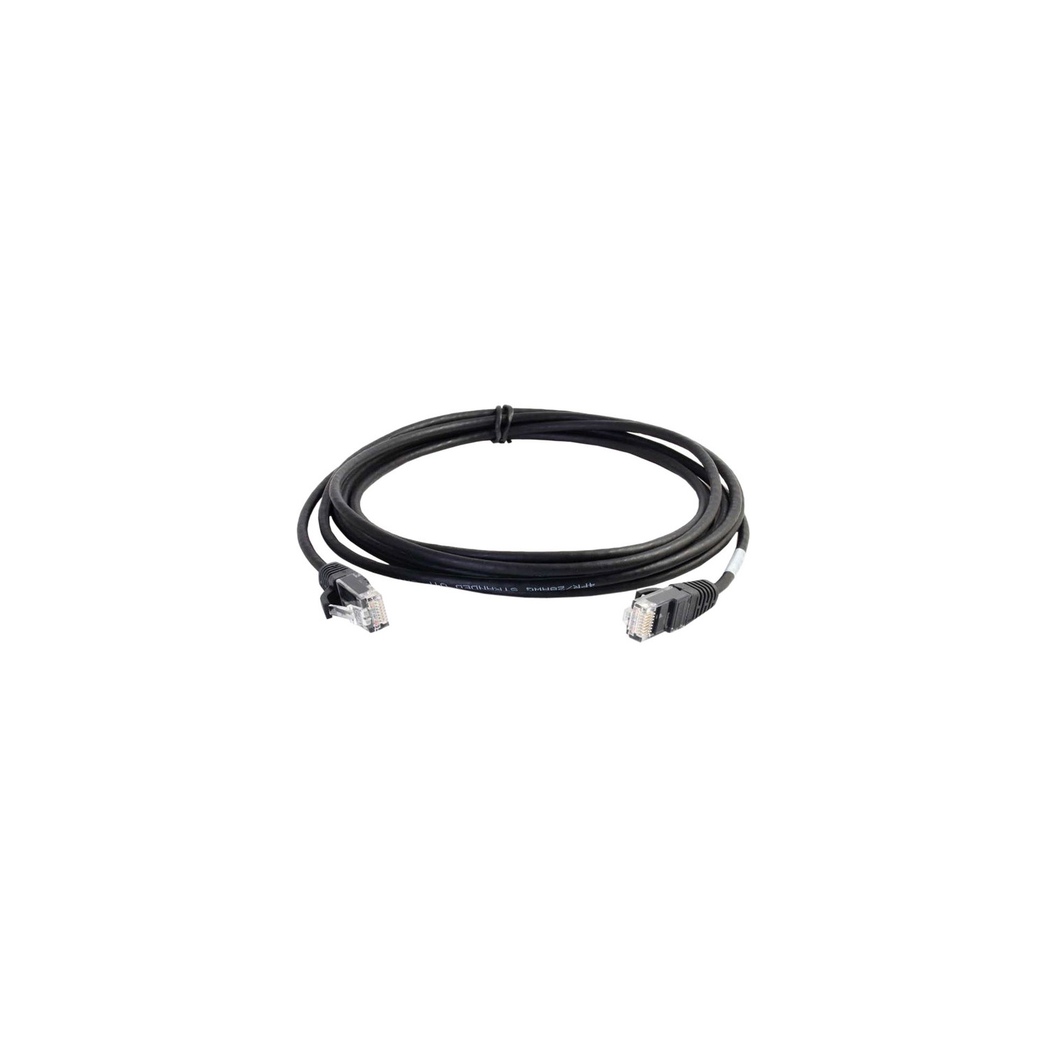 C2G 1.5ft Cat6 Slim Snagless Unshielded Ethernet Cable - Black (01099)
