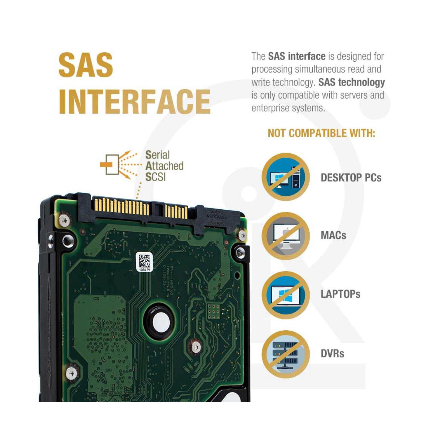 Boîte ouverte ST1000NX0373 Seagate Exos 2,5 1&nbsp;To double port 512e SAS-12 Gb/s 128&nbsp;Mo- avec CADDY