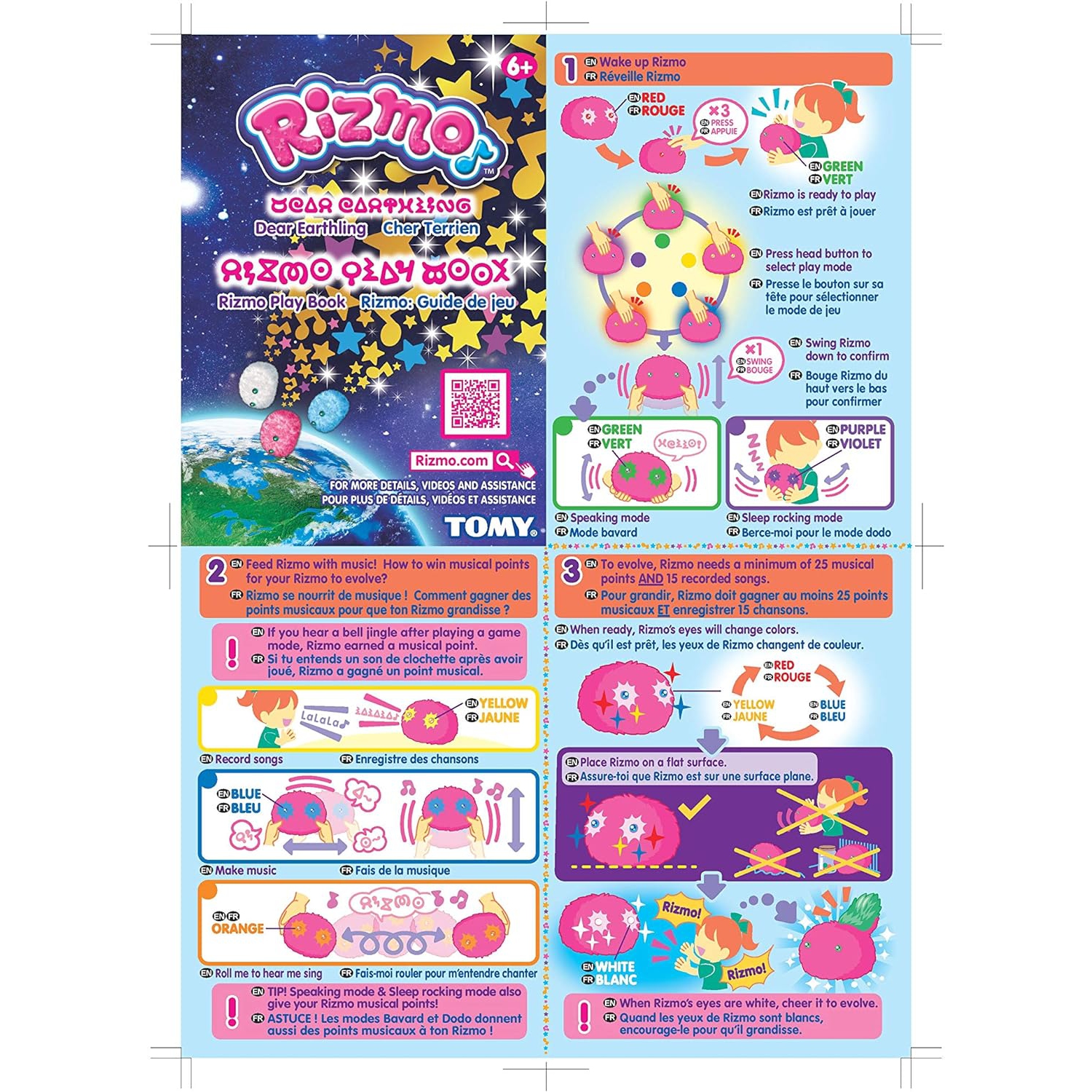 Tomy Rizmo Aqua Interactive Evolving Musical Plush Toy with Fun Games