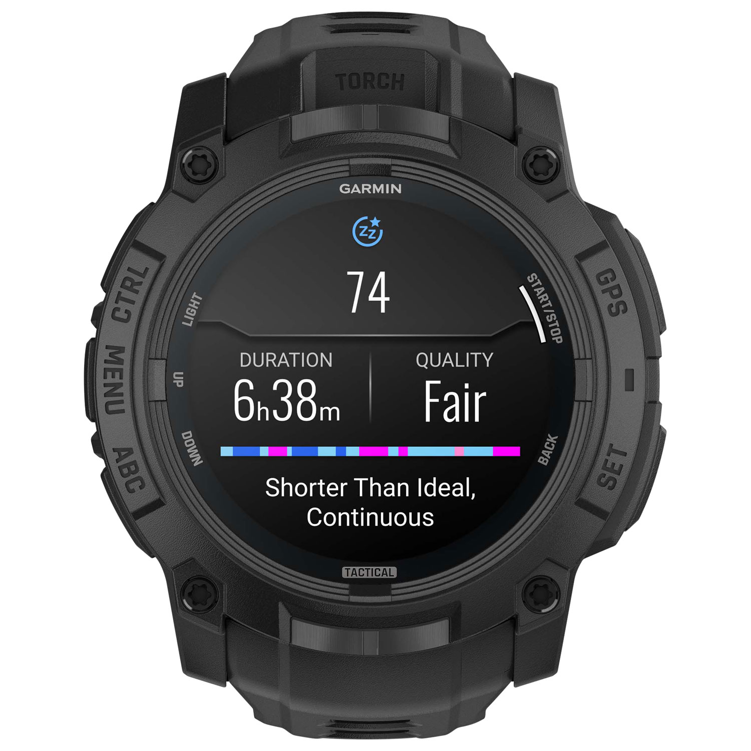 Garmin Instinct 3 AMOLD Tactical Edition 45mm Bluetooth Multisport Smartwatch - Black