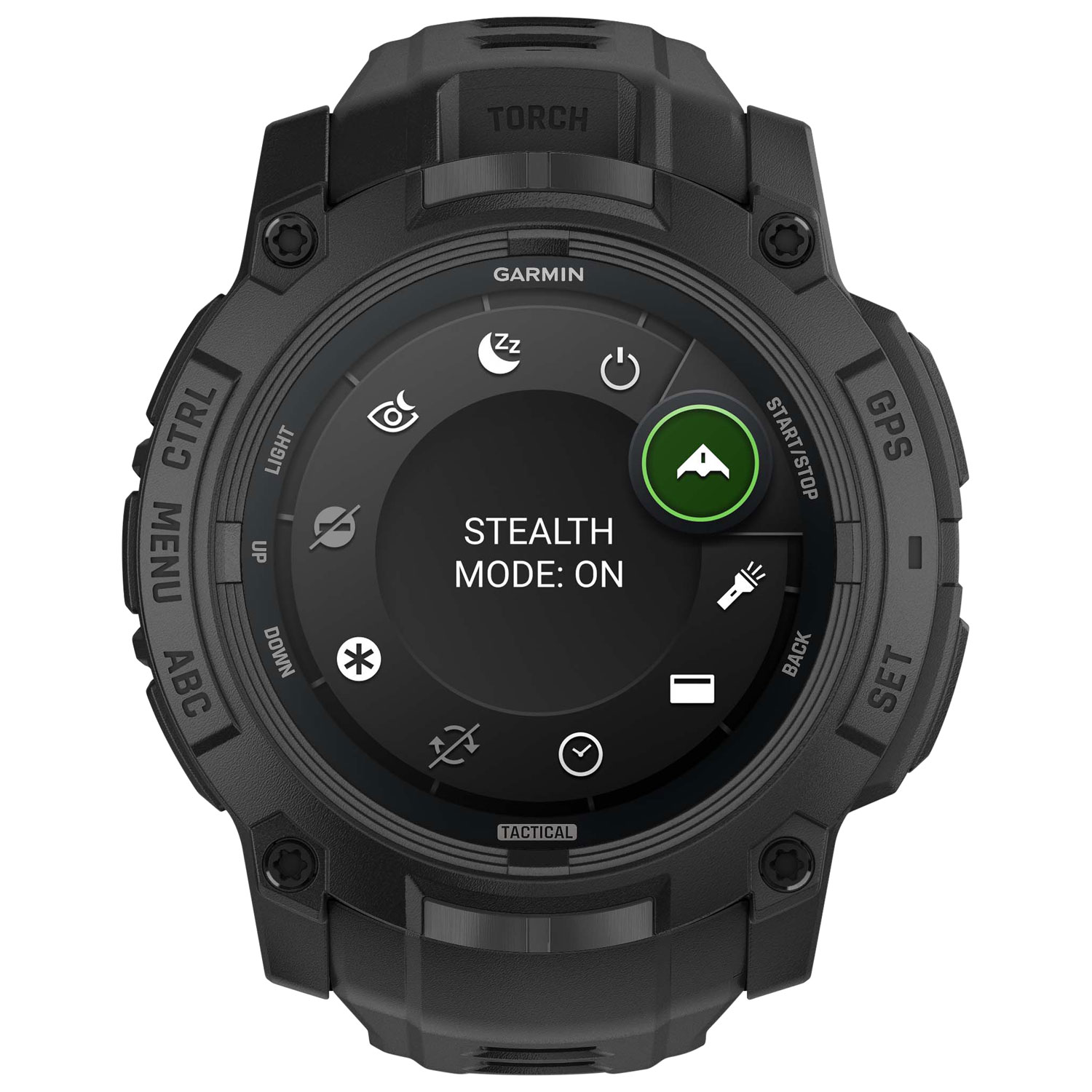 Garmin Instinct 3 AMOLD Tactical Edition 45mm Bluetooth Multisport Smartwatch - Black