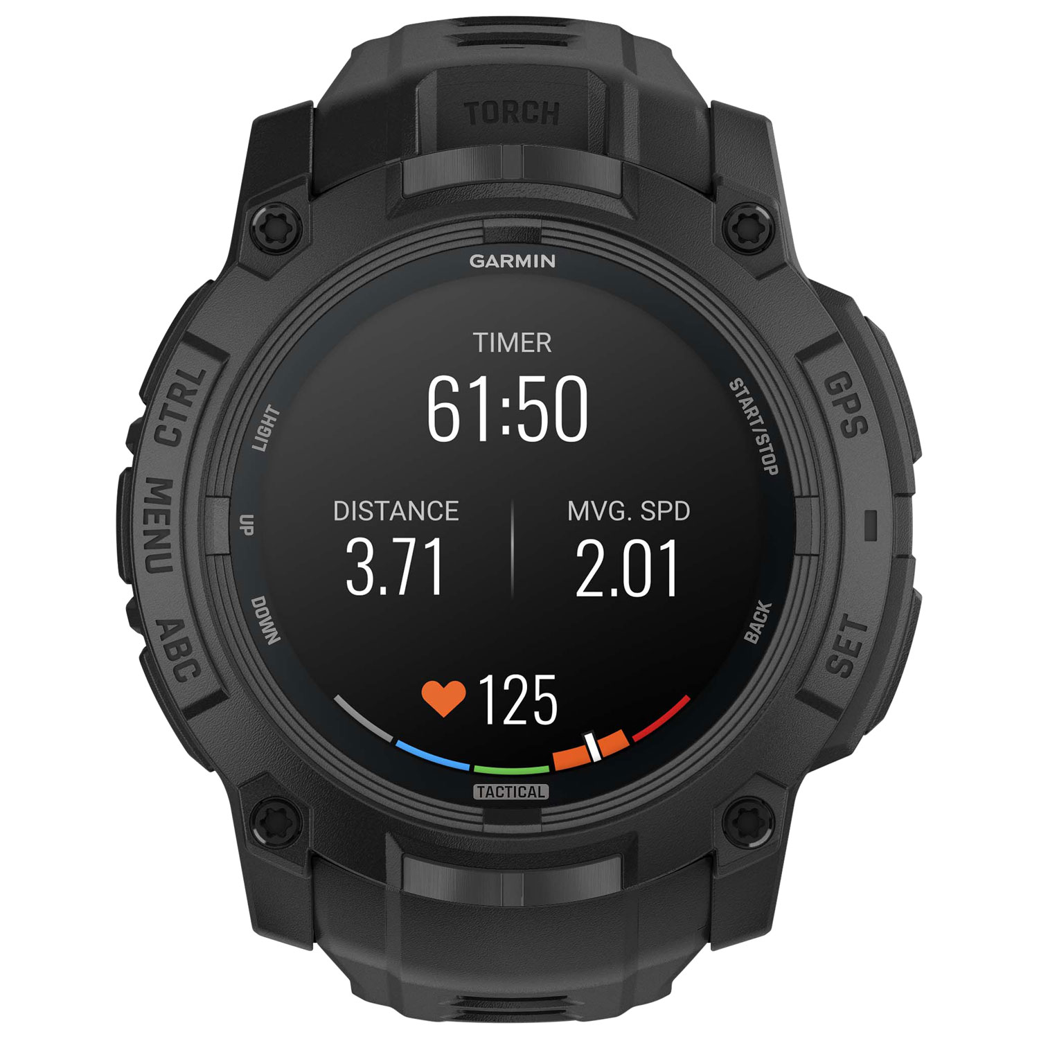 Garmin Instinct 3 AMOLD Tactical Edition 45mm Bluetooth Multisport Smartwatch - Black