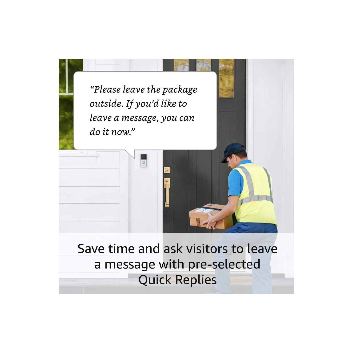 Boîte ouverte - Sonnette vidéo Wi-Fi 4 de Ring - Nickel satiné