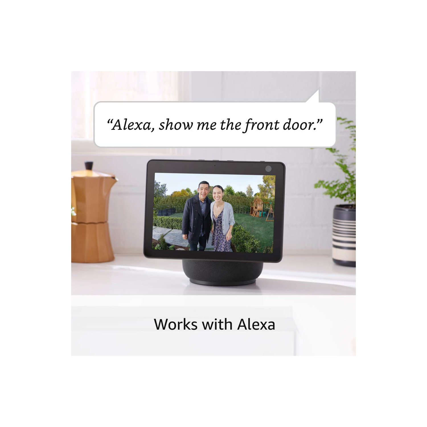 Boîte ouverte - Sonnette vidéo Wi-Fi 4 de Ring - Nickel satiné