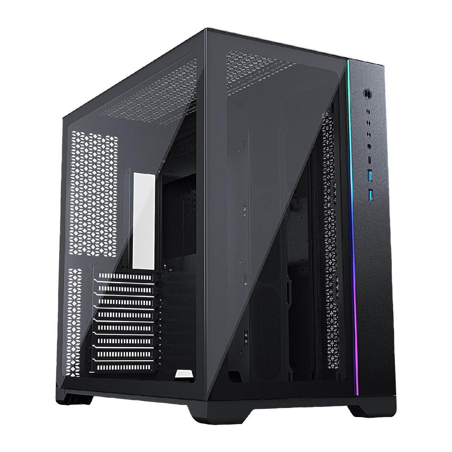 Boîtier noir Phanteks MetallicGear Neo Qube de Skytech - Noir - Remis à neuf