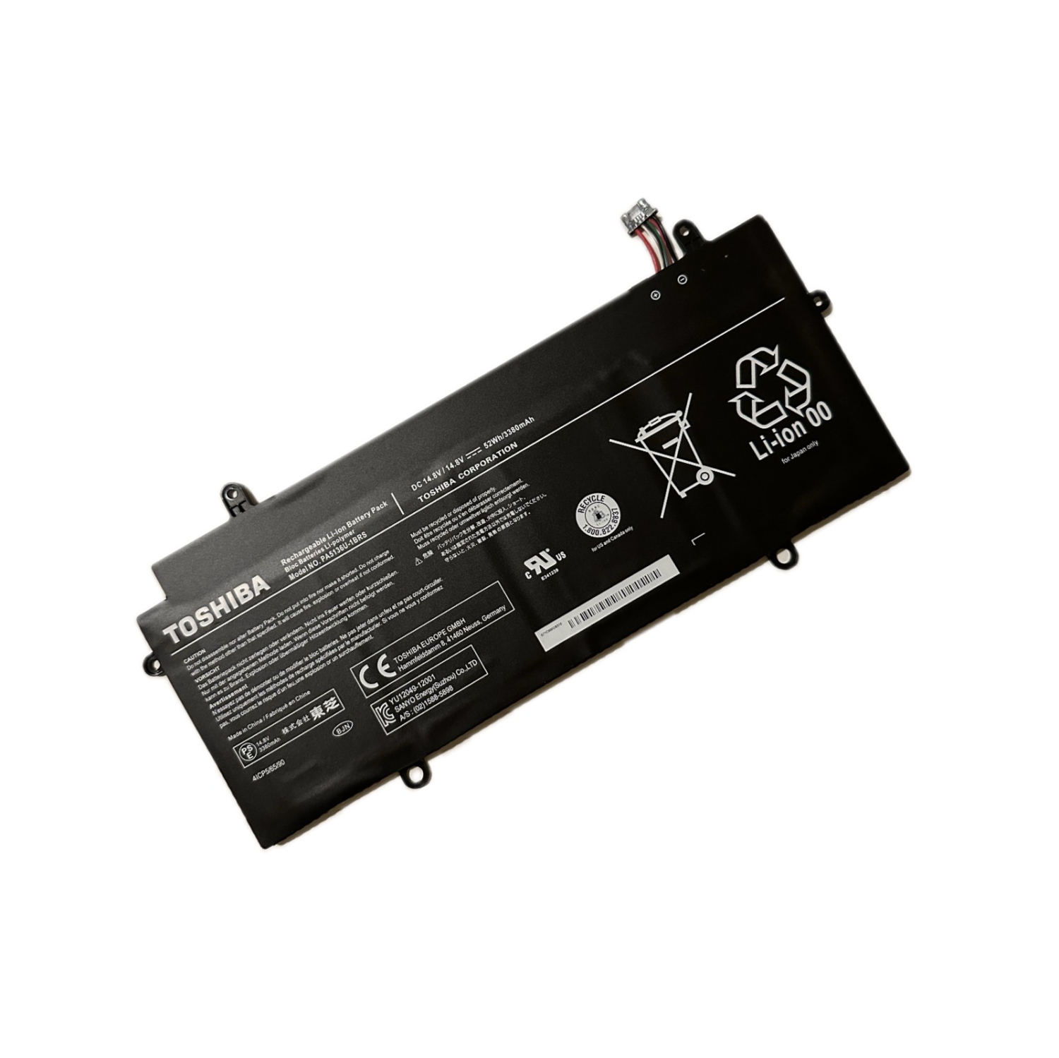Batterie originale PA5136U-1BRS pour Toshiba Z30 Z30-A Z30-AK04S Z30-A1301 PA5136U