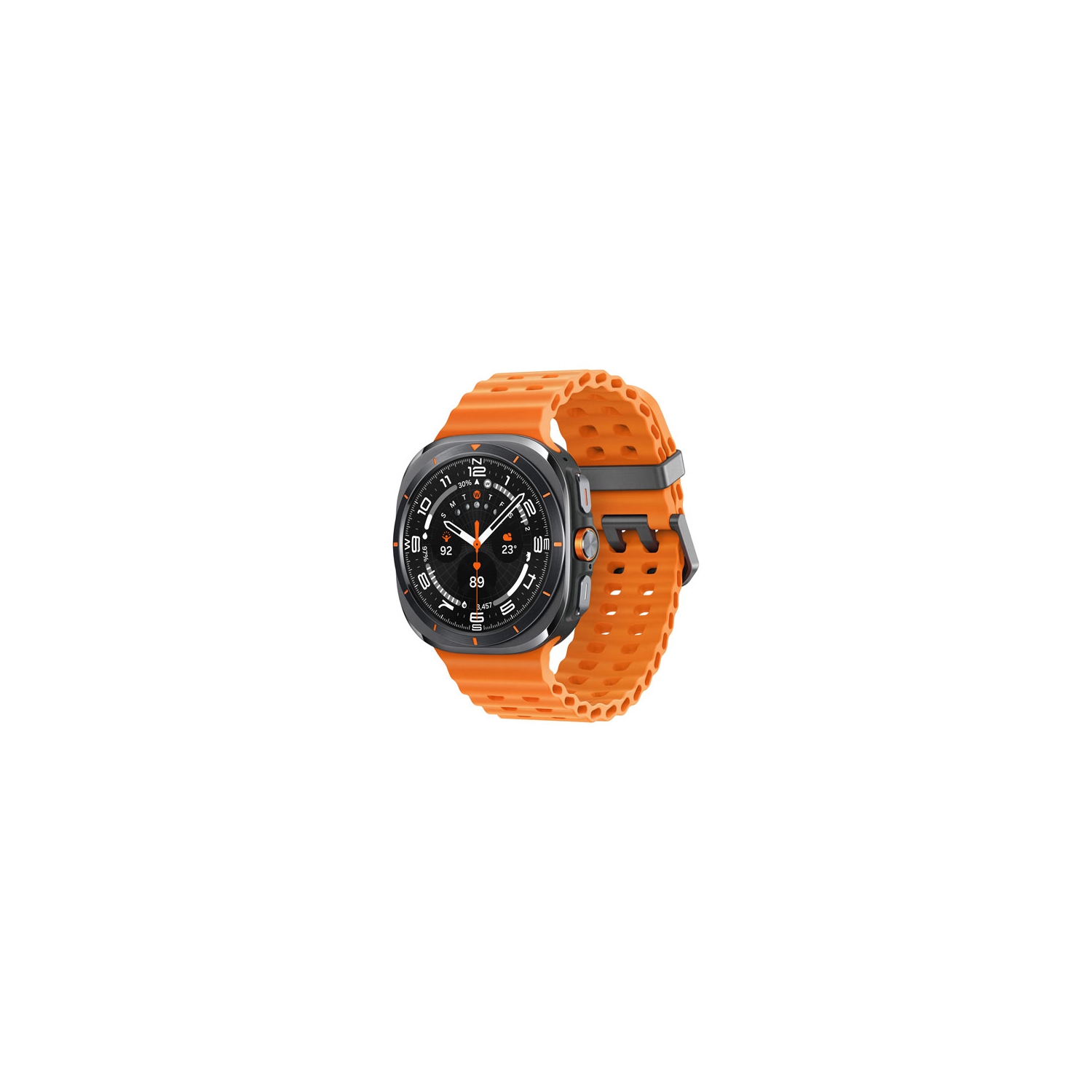Samsung Galaxy Watch Ultra 47mm LTE Smartwatch - Titanium Grey/Orange.