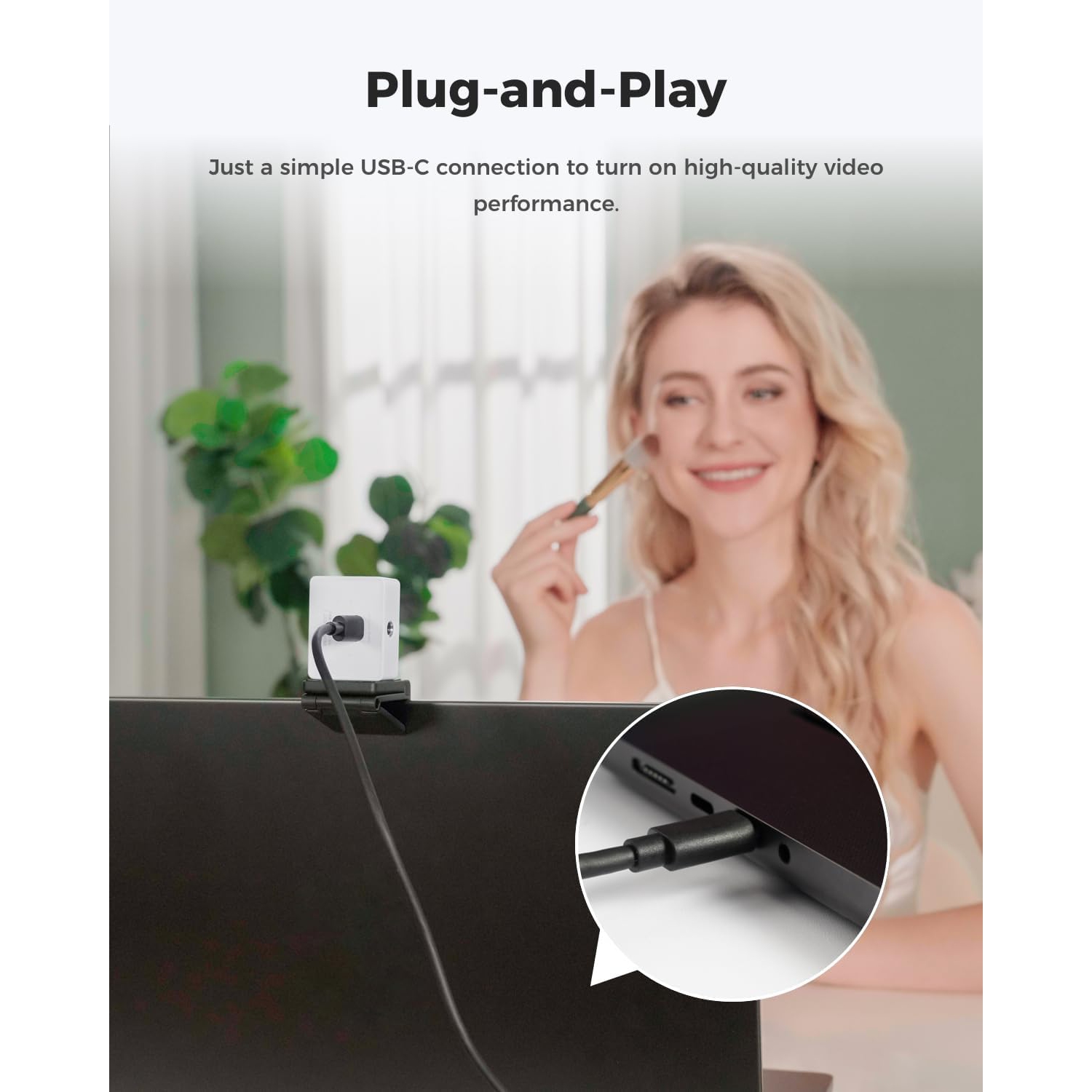 OBSBOT Meet 2 4K Webcam with AI Framing, Autofocus, Gesture Control, HDR, Dual Microphone