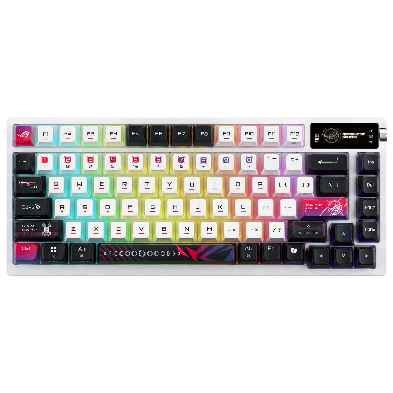 ASUS M704 ROG Azoth X Wireless Backlit 75% Gaming Keyboard - Only at Best Buy