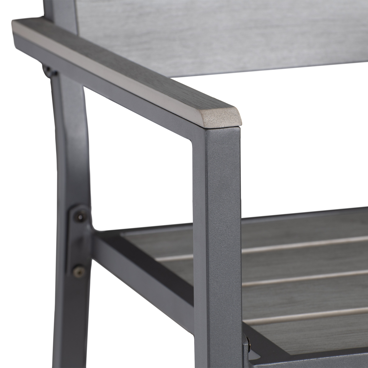 Ensemble de salle à manger d'extérieur 5 pièces en aluminium allant de CorLiving