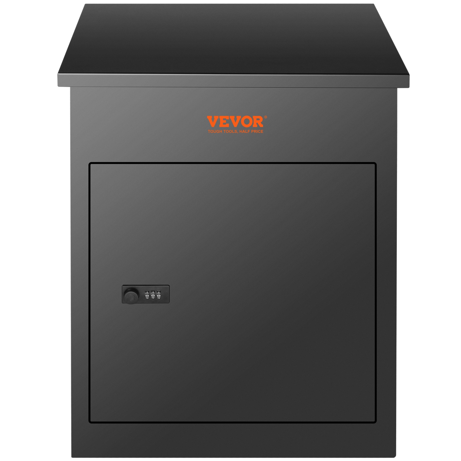 VEVOR 17.3"x13.8"x22.8" Mailboxes for Outside , Galvanized Steel Package Delivery Boxes for Outside with Coded Lock, Anti-Theft Baffle, IPX3