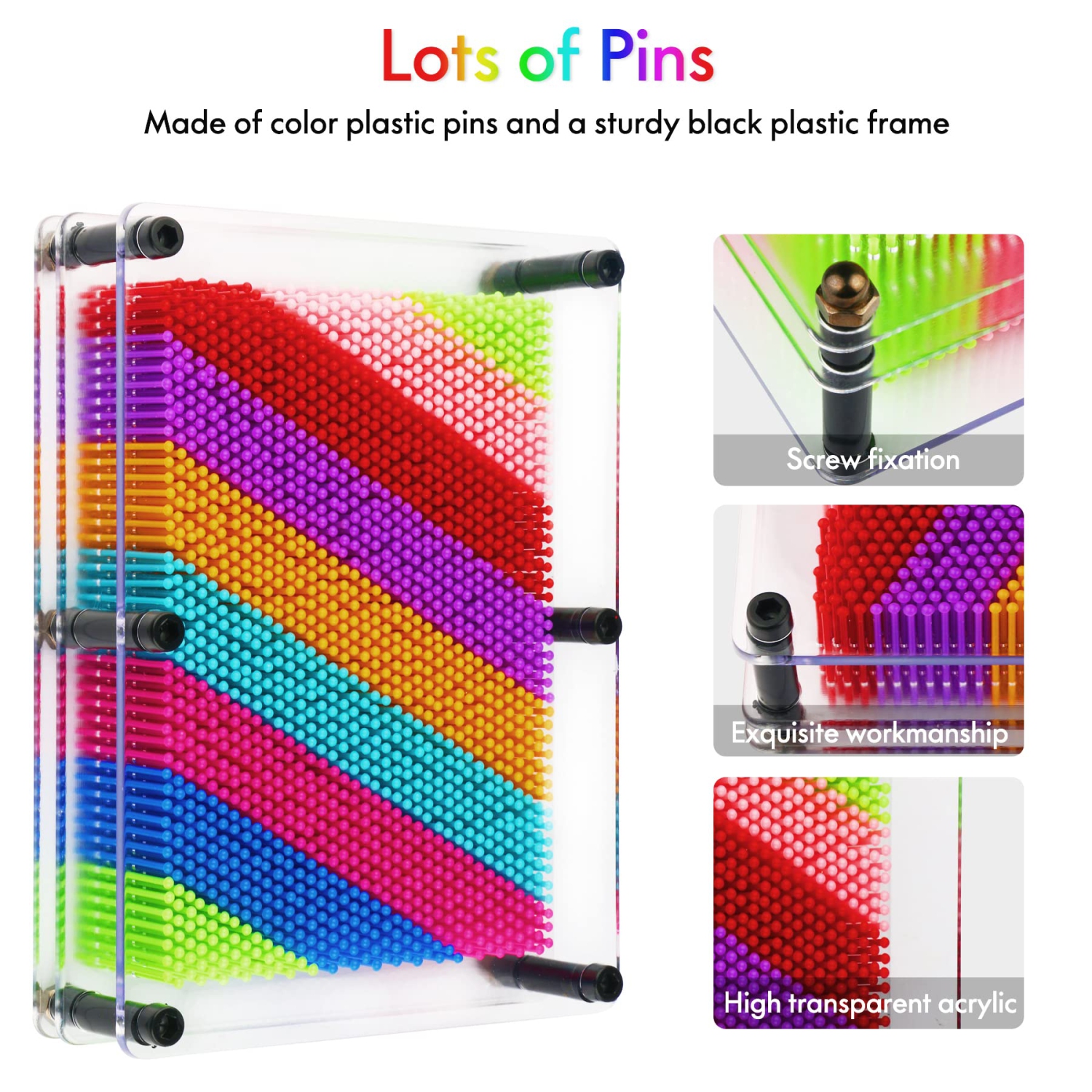 3D Needle Painting Toy, 3D Hand Template, Great Gift for Boys, Girls, and Adults