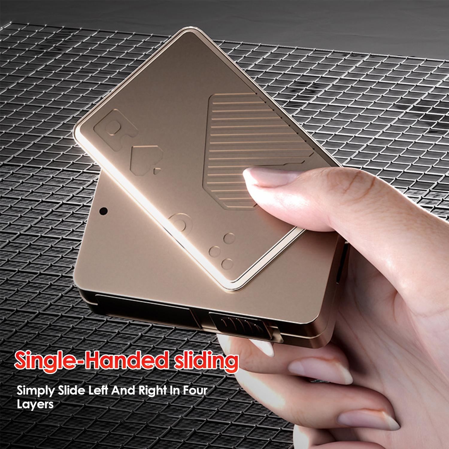 Playing Card Push Shell Toy Gun, Ejection Decompression Soft Bullet Gun for Boys Ages 14+, Holiday Birthday Gift