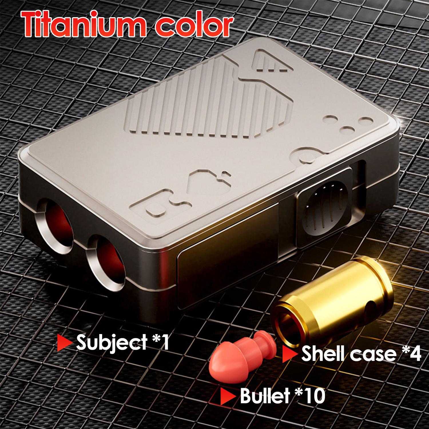 Playing Card Push Shell Toy Gun, Ejection Decompression Soft Bullet Gun for Boys Ages 14+, Holiday Birthday Gift