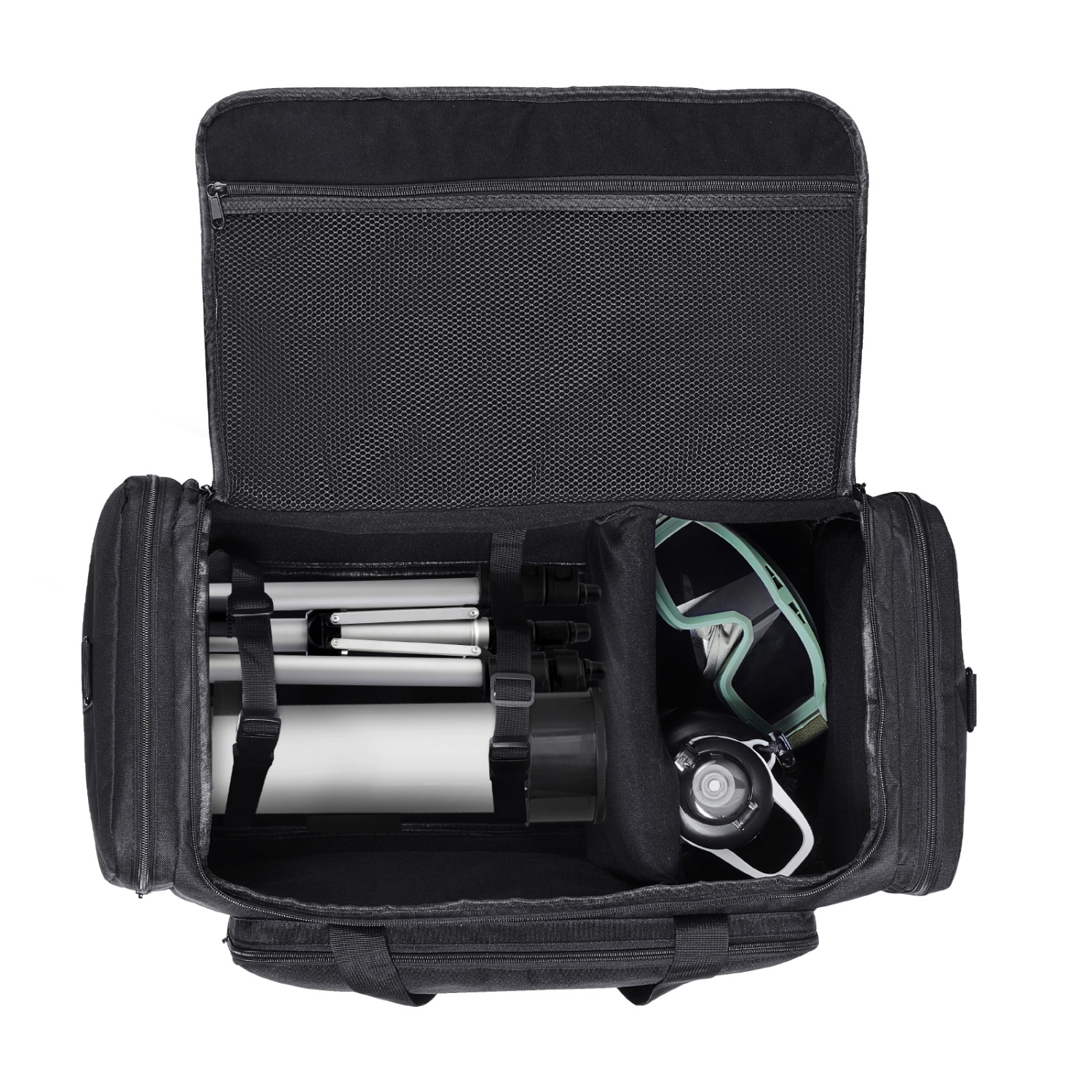 VEVOR 22 inTelescope Case,Telescope Storage Bag with Fixed Buckles, Multi-Pocket & Detachable Divider for Telescope, Shock-Absorbent Telescope