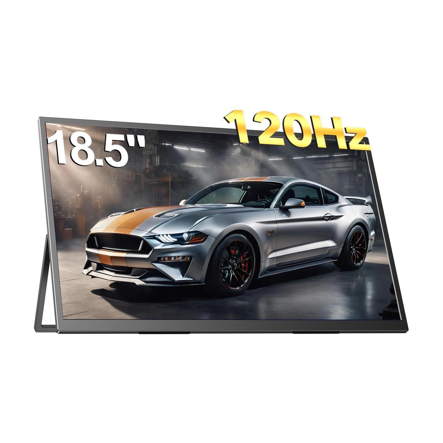 UPERFECT 120Hz Gaming Monitor 18.5" 1920x1080 Portable Monitor USB-C Monitor Freesync Gaming Screen For Xbox PS 5