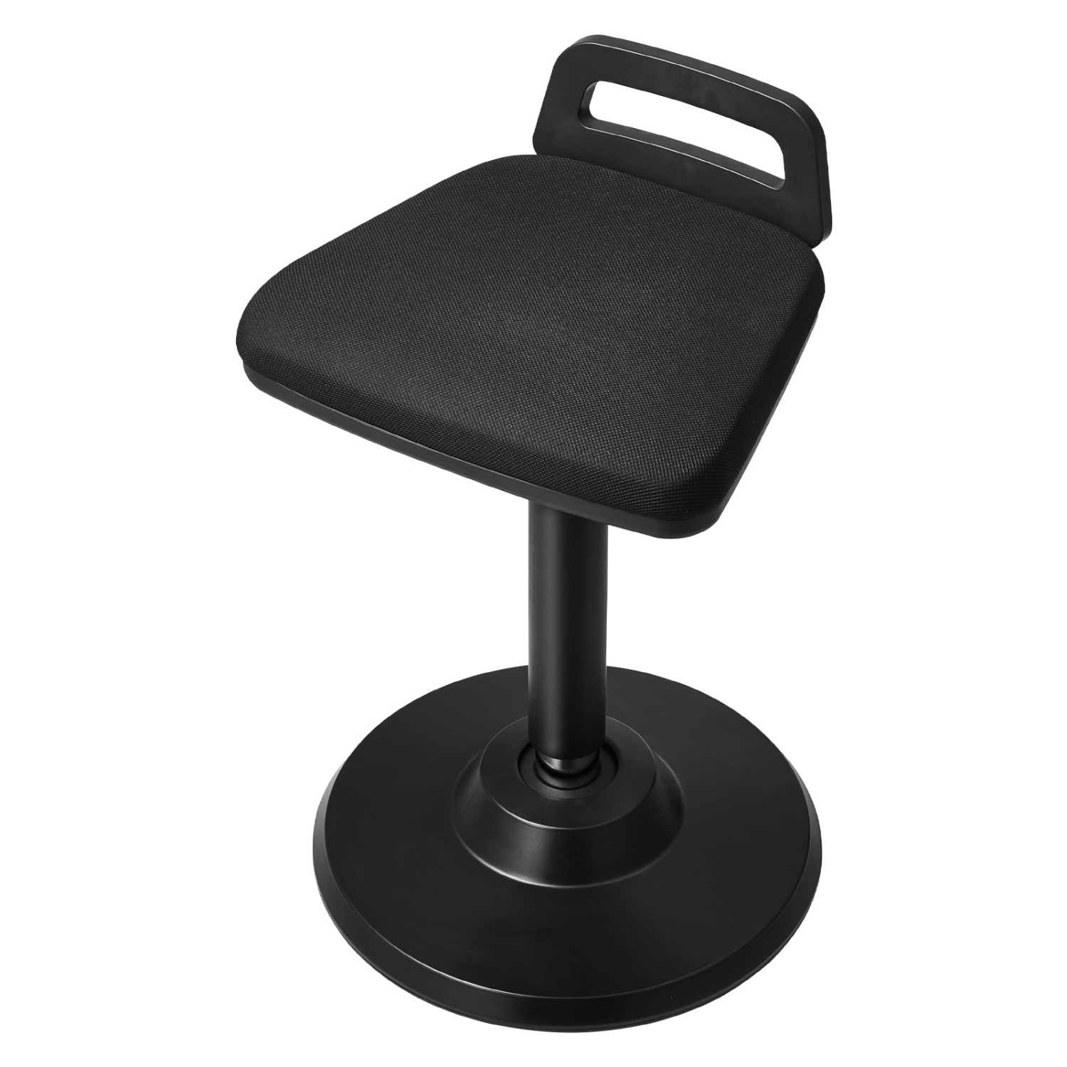 VEVOR 24.6-34.4" Active Chair with Handle, Height-Adjustable Wobble Chair Made of Elastic Fabric & 45 mm Foam, Ideal for Schools, Office and Home, 8°