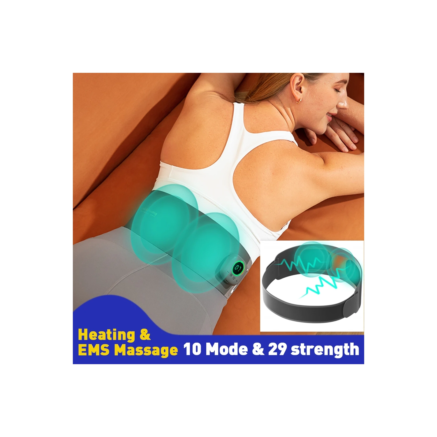 EMS Muscle Stimulator Trainer Équipement de mise en forme ABS Équipement d'entraînement Muscles Electrostimulateur Toner Massager