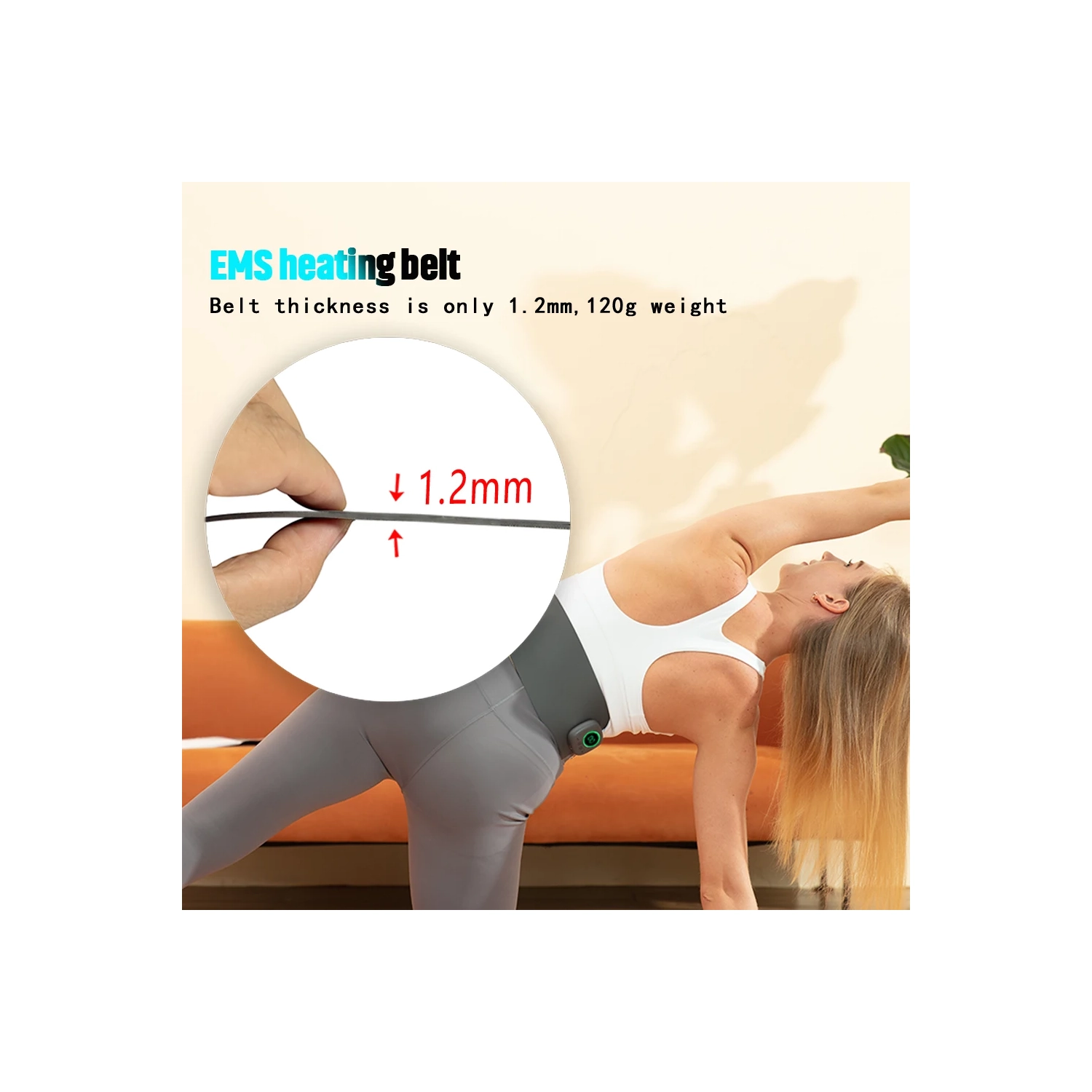 EMS Muscle Stimulator Trainer Équipement de mise en forme ABS Équipement d'entraînement Muscles Electrostimulateur Toner Massager