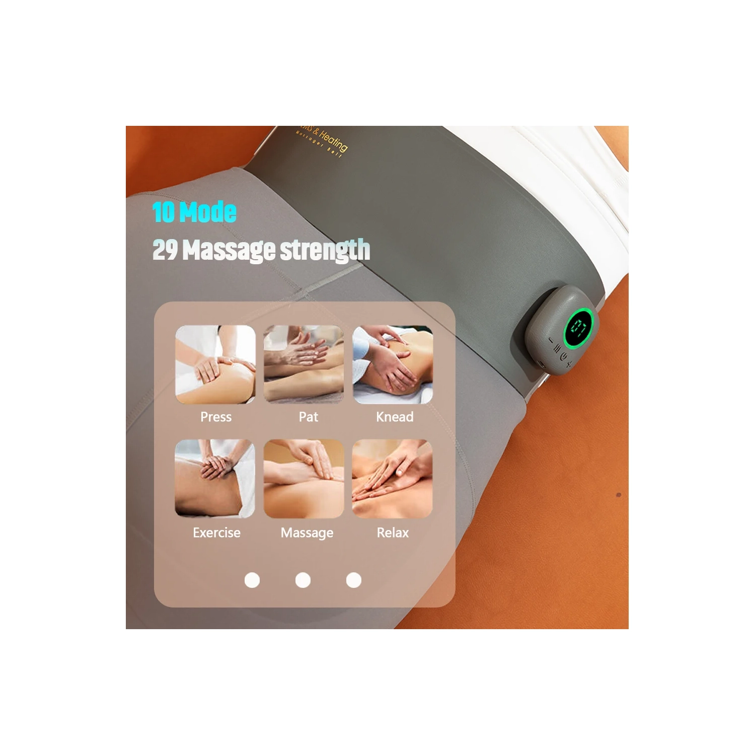 EMS Muscle Stimulator Trainer Équipement de mise en forme ABS Équipement d'entraînement Muscles Electrostimulateur Toner Massager