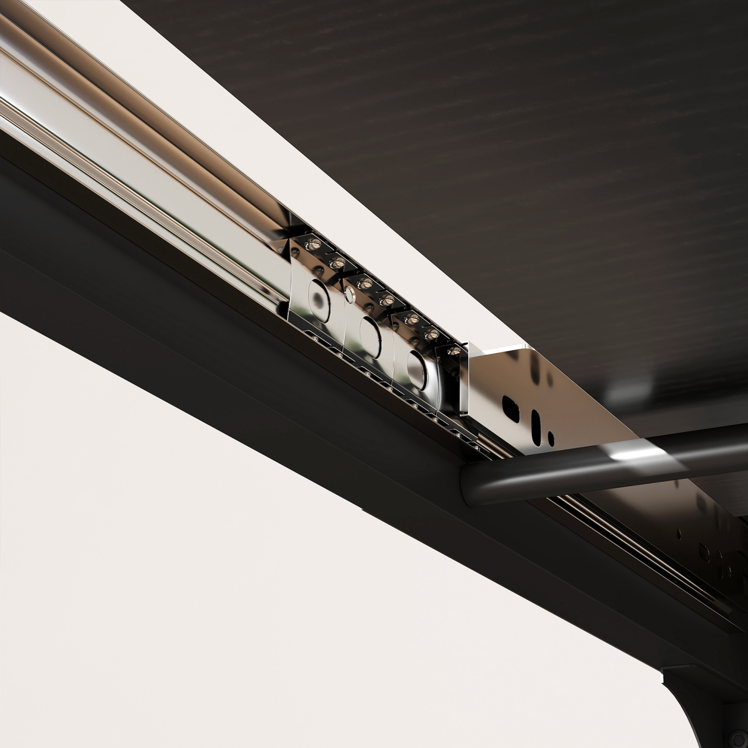 HOMCOM 5-Piece Dining Table Set for 4 - 6, 63" Extendable Kitchen Table Set with 2 Benches and 2 Stools for Small Spaces, Dining Room, Space-Saving,