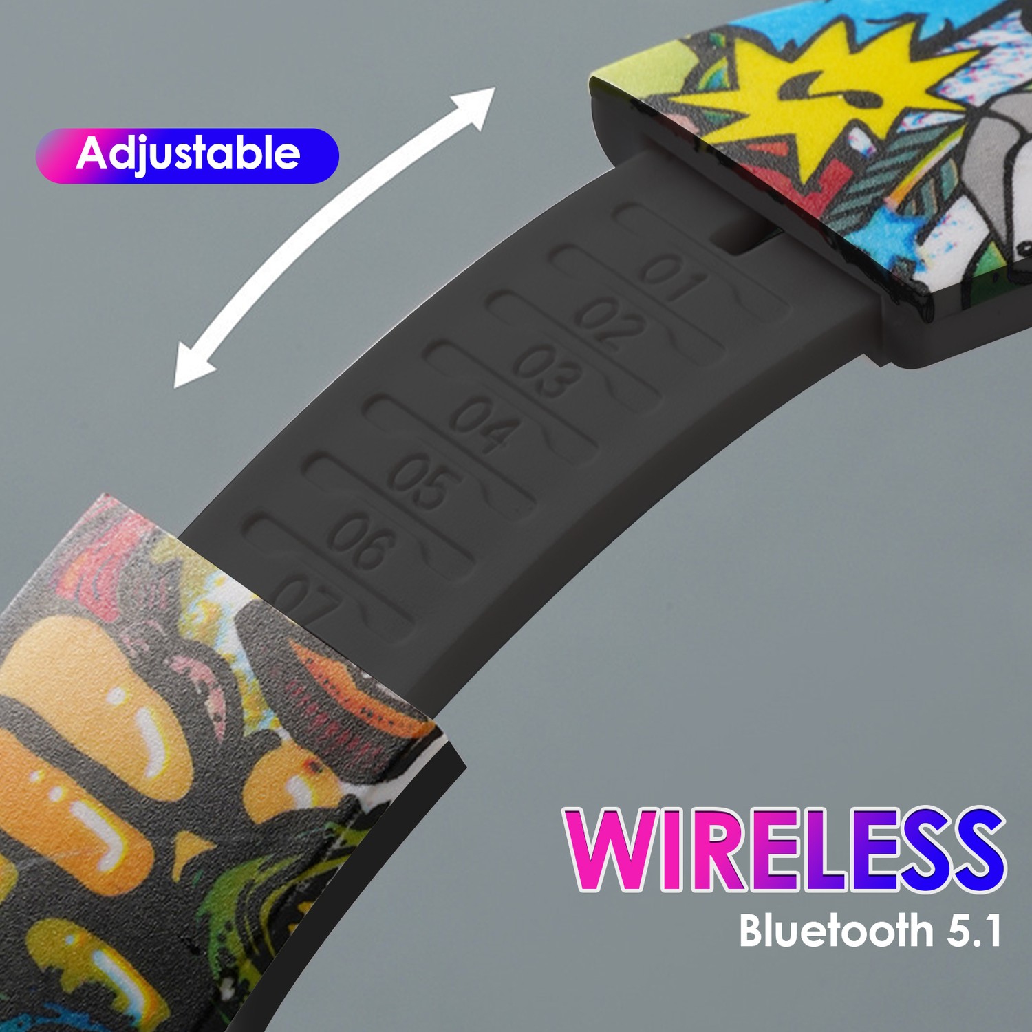 Kids Flash Light Écouteurs sans fil avec microphone Écouteurs stéréo Bluetooth pour jeux musicaux en cadeau pour filles garçons