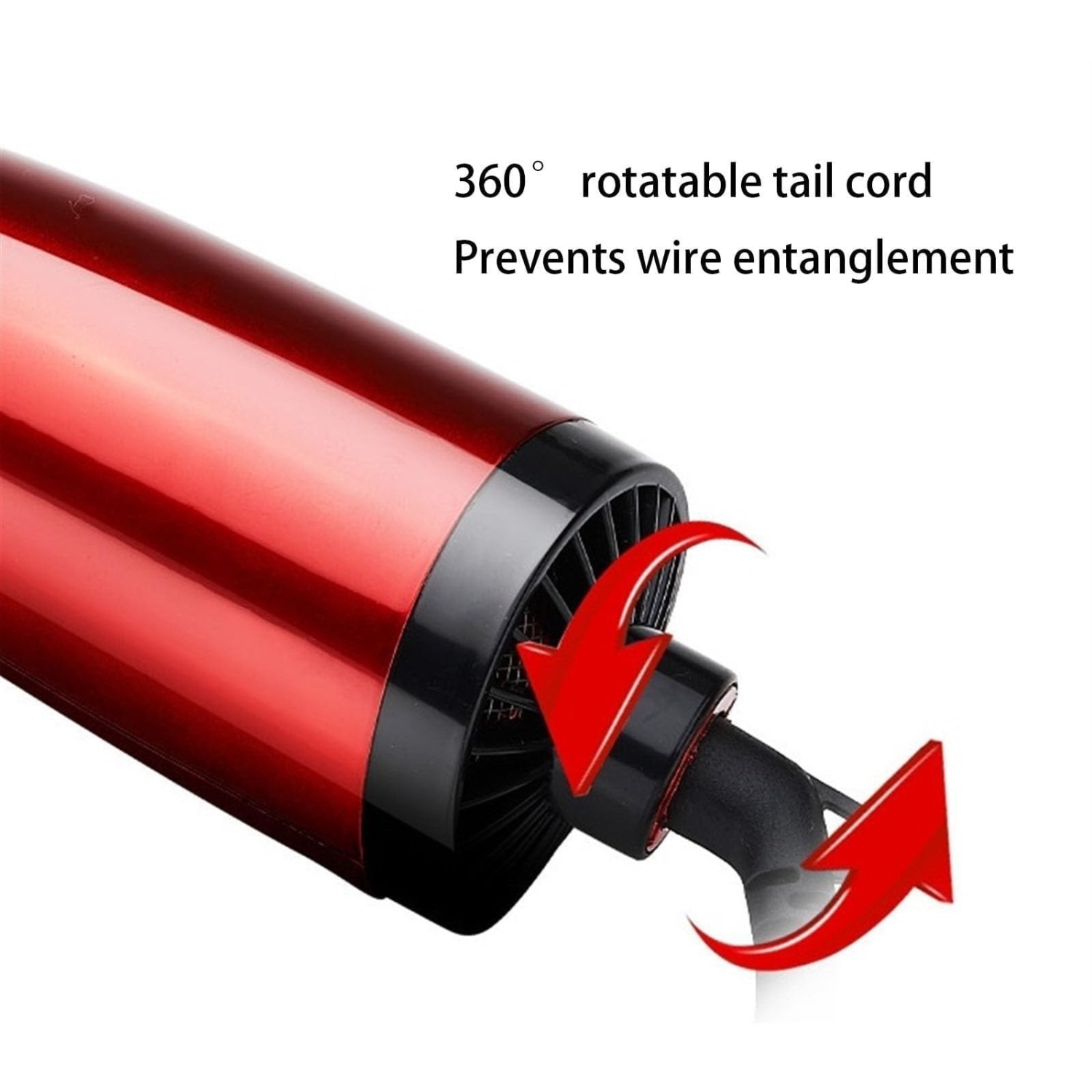 Hair Dryer, 3 in 1 Hot Air Styler and Rotating Dryer, 360 Rotating Brush Design, Adjustable Heat Control Dryer