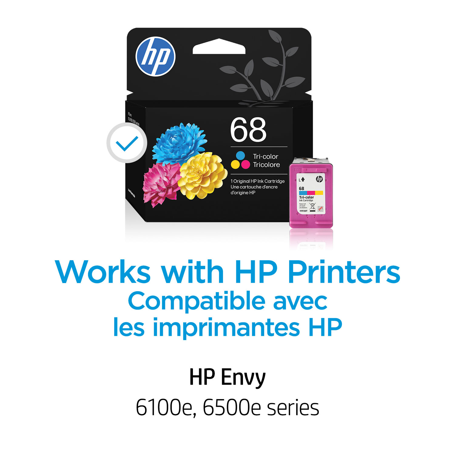 HP 68 Tri-Colour Original Ink Cartridge