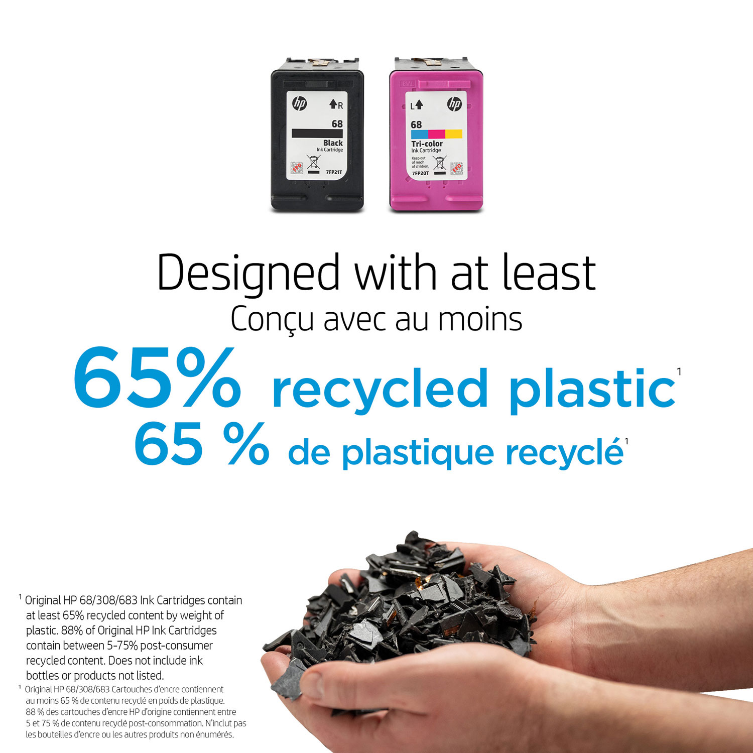 HP 68 Tri-Colour Original Ink Cartridge