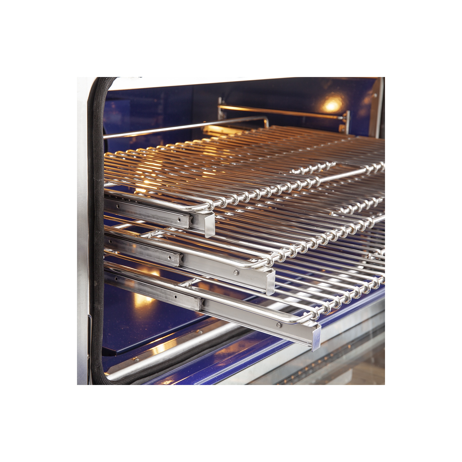 Ensemble de cuisine Forno Premium 2 pièces - Cuisinière en acier inoxydable Capriasca 36&nbsp;po, réfrigérateur côte à côte en acier inoxydable Forno