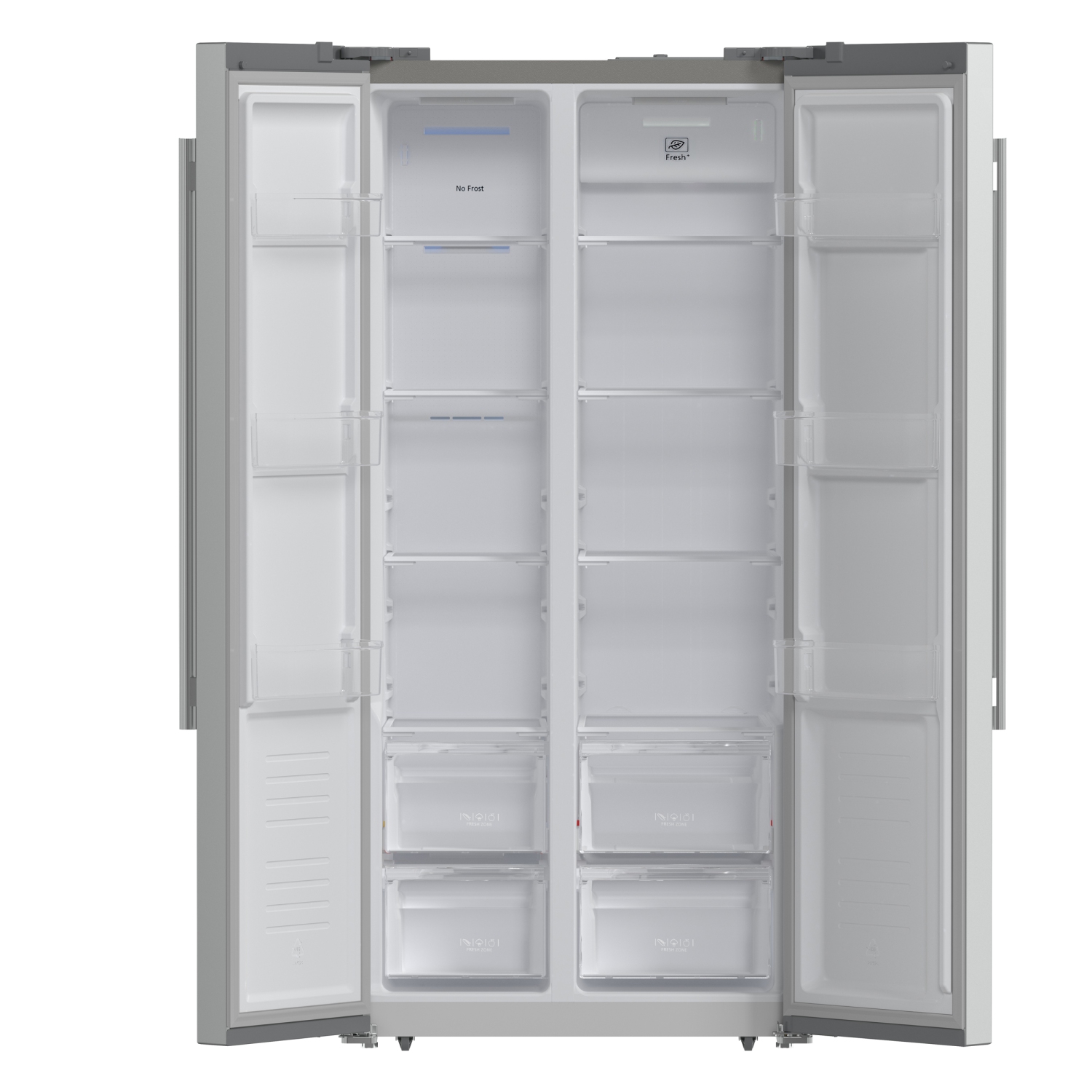 FORNO Premium 2-Piece Kitchen Bundle - Marco 30-inch Gas Range Stainless Steel, Forno Salerno 33" Side-by-Side Stainless Steel Refrigerator 15.6