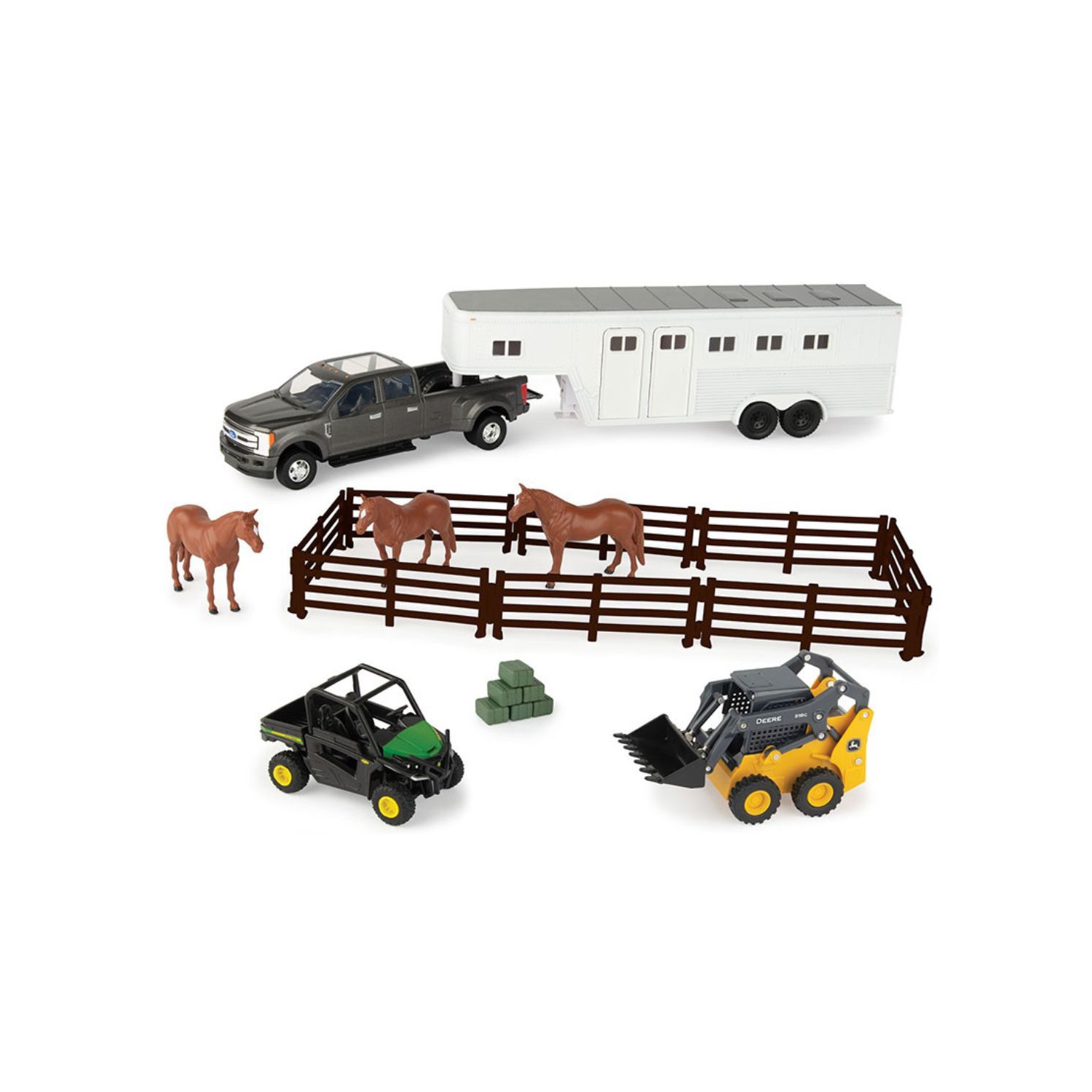 1:32 21-Piece Hobby Set w/ Horses