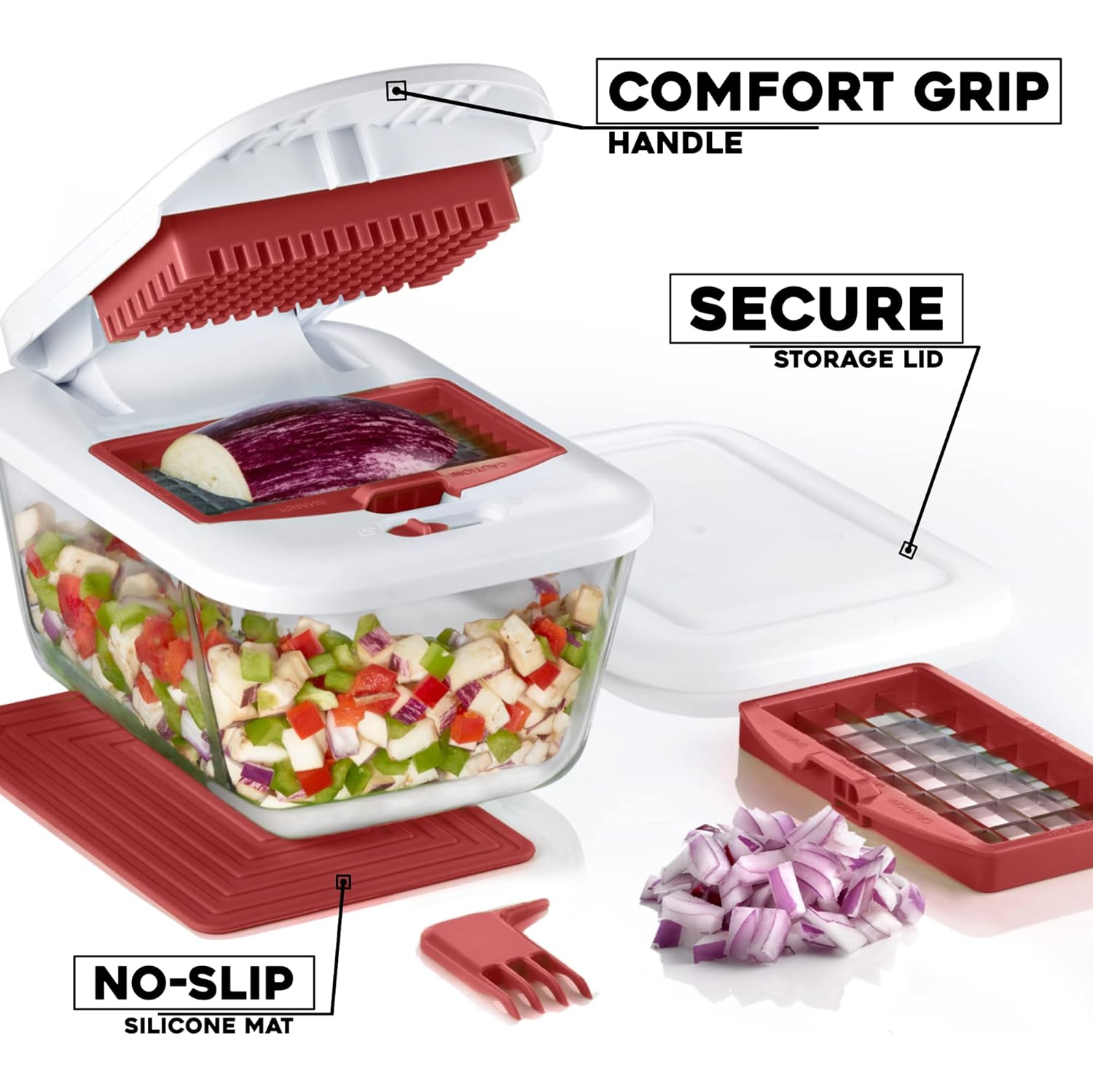 Valore Vegetable Chopper XL Glass Set TF1126D