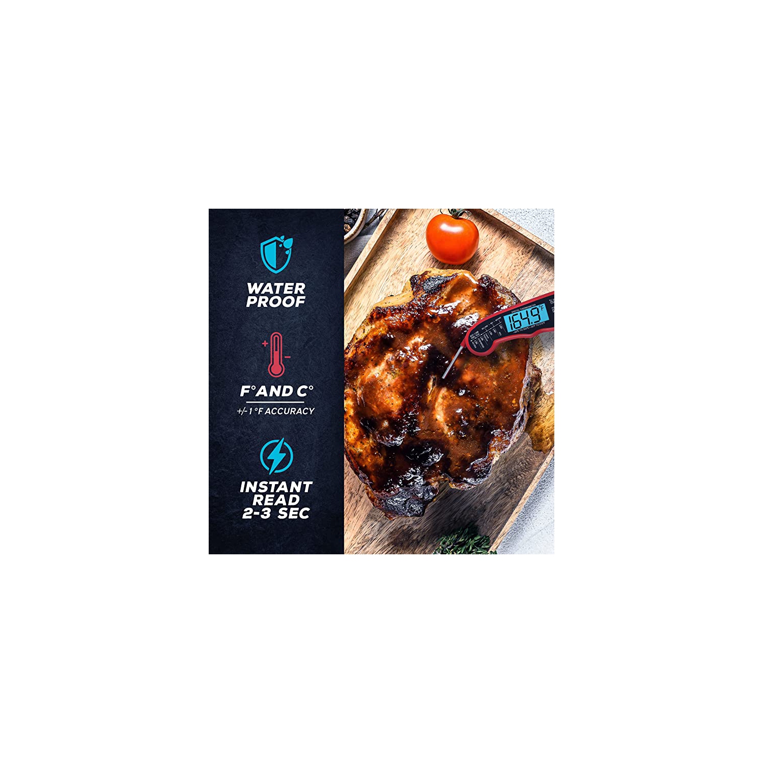 Thermomètre numérique à viande