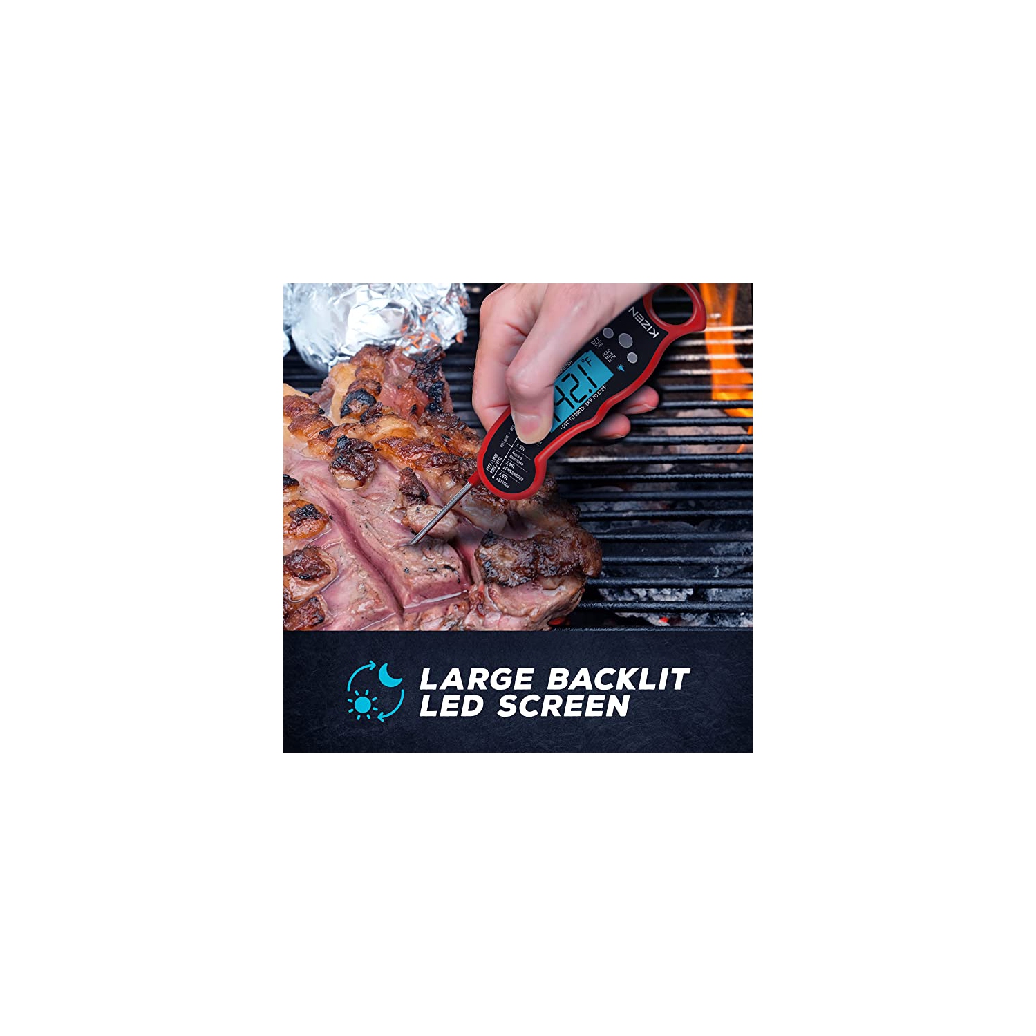 Thermomètre numérique à viande