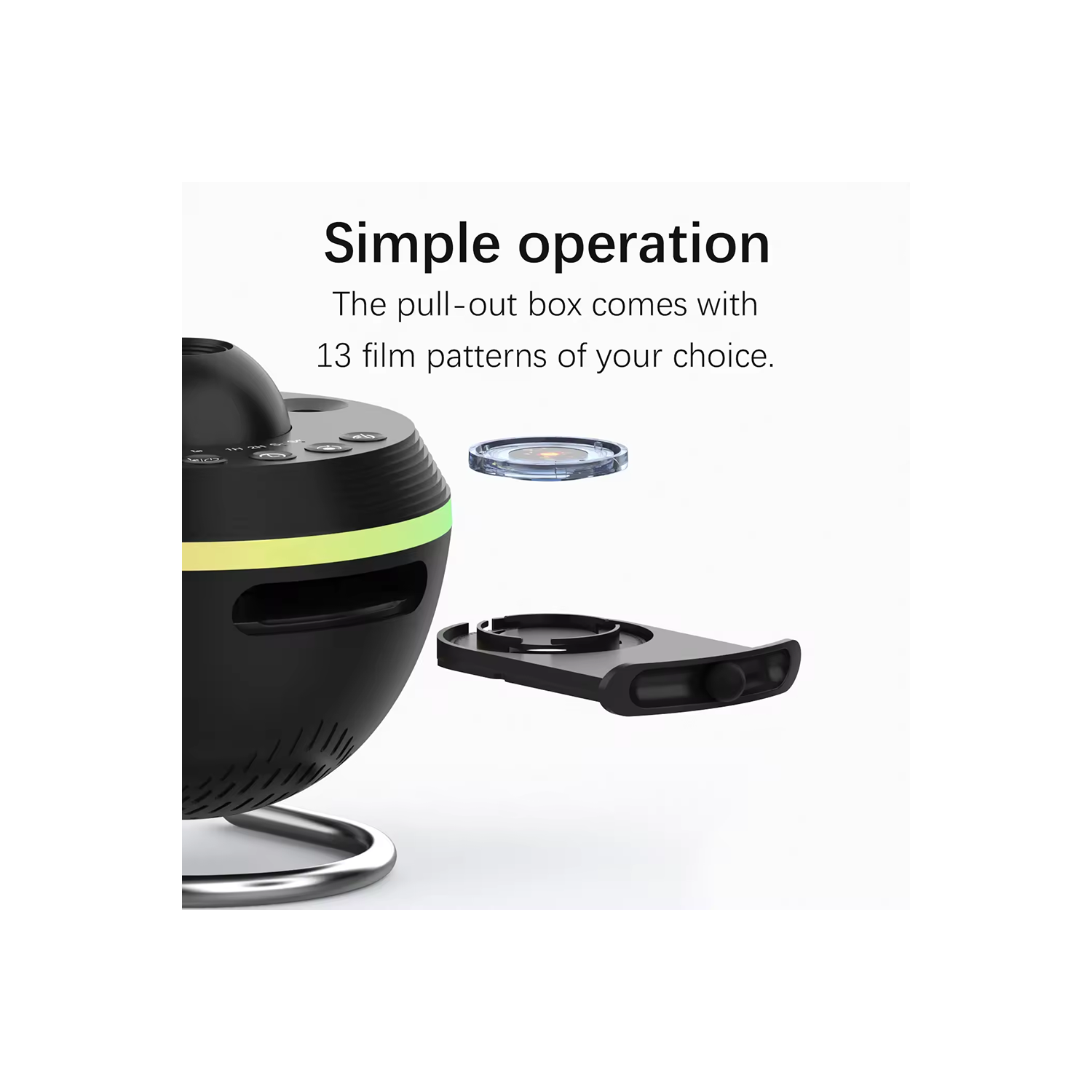 13 in 1 Rotatable Realistic Galaxy Star Projector Light HD Starry Sky Night Lamp for Adults Kid