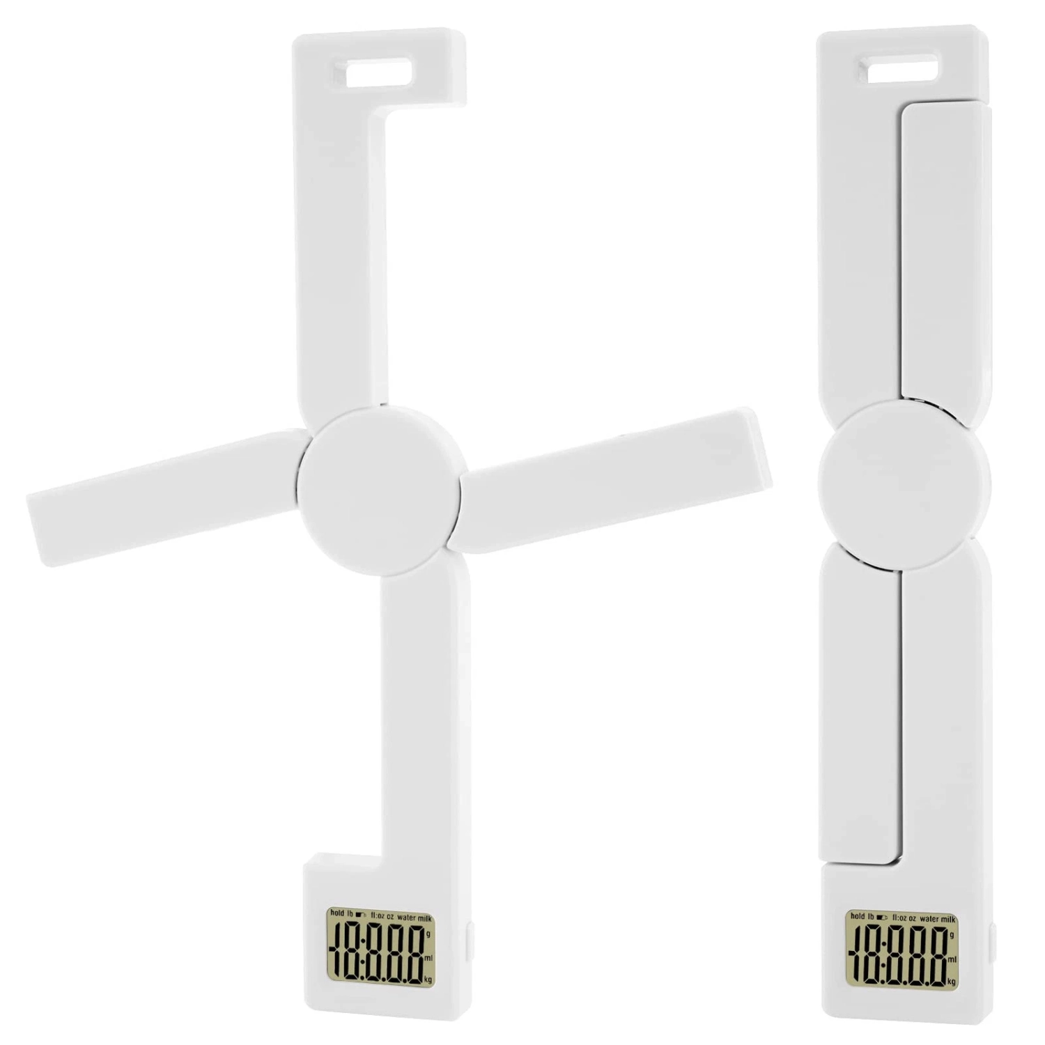 Compact Folding Digital Kitchen Scale, Highly Accurate Portable Food Scale