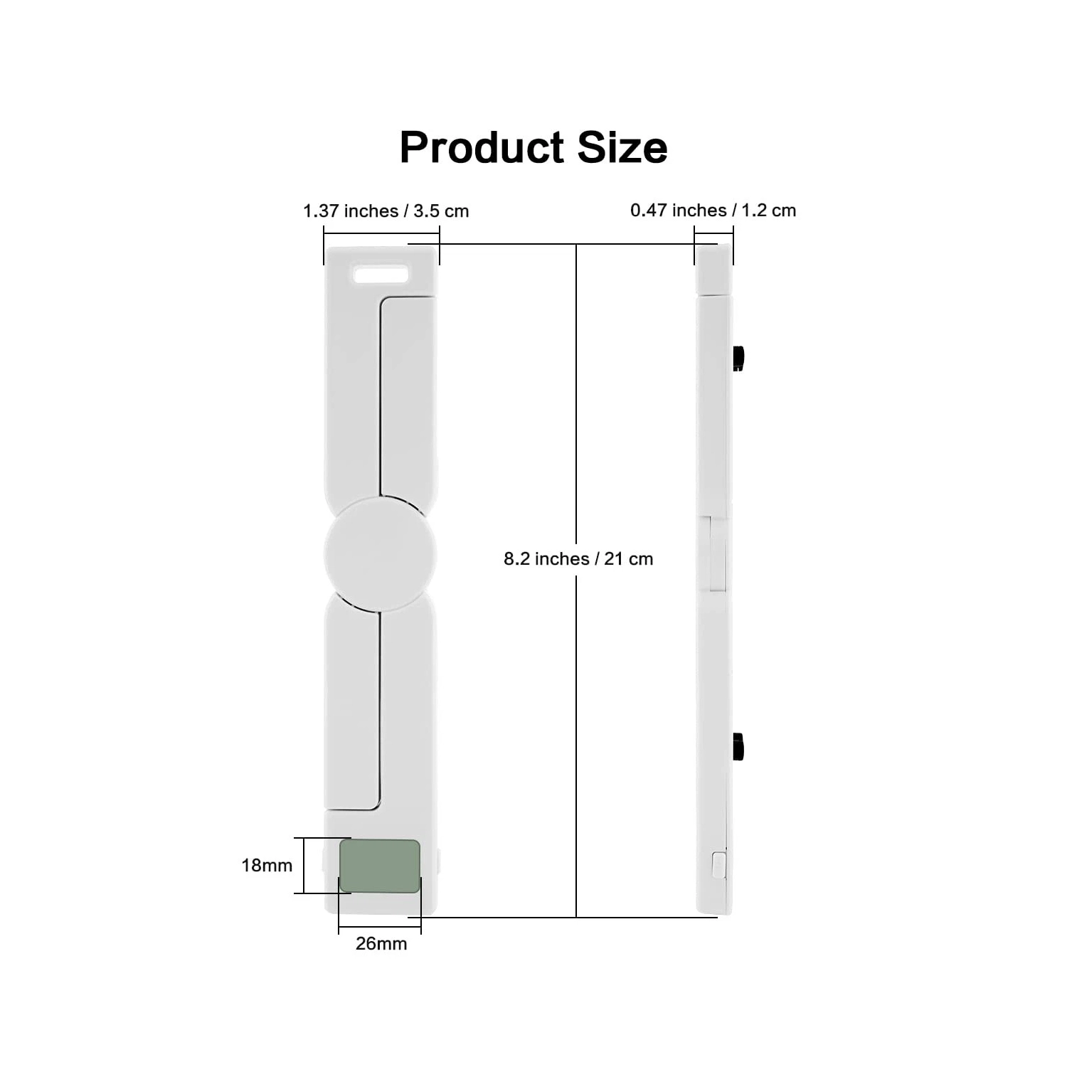 Compact Folding Digital Kitchen Scale, Highly Accurate Portable Food Scale