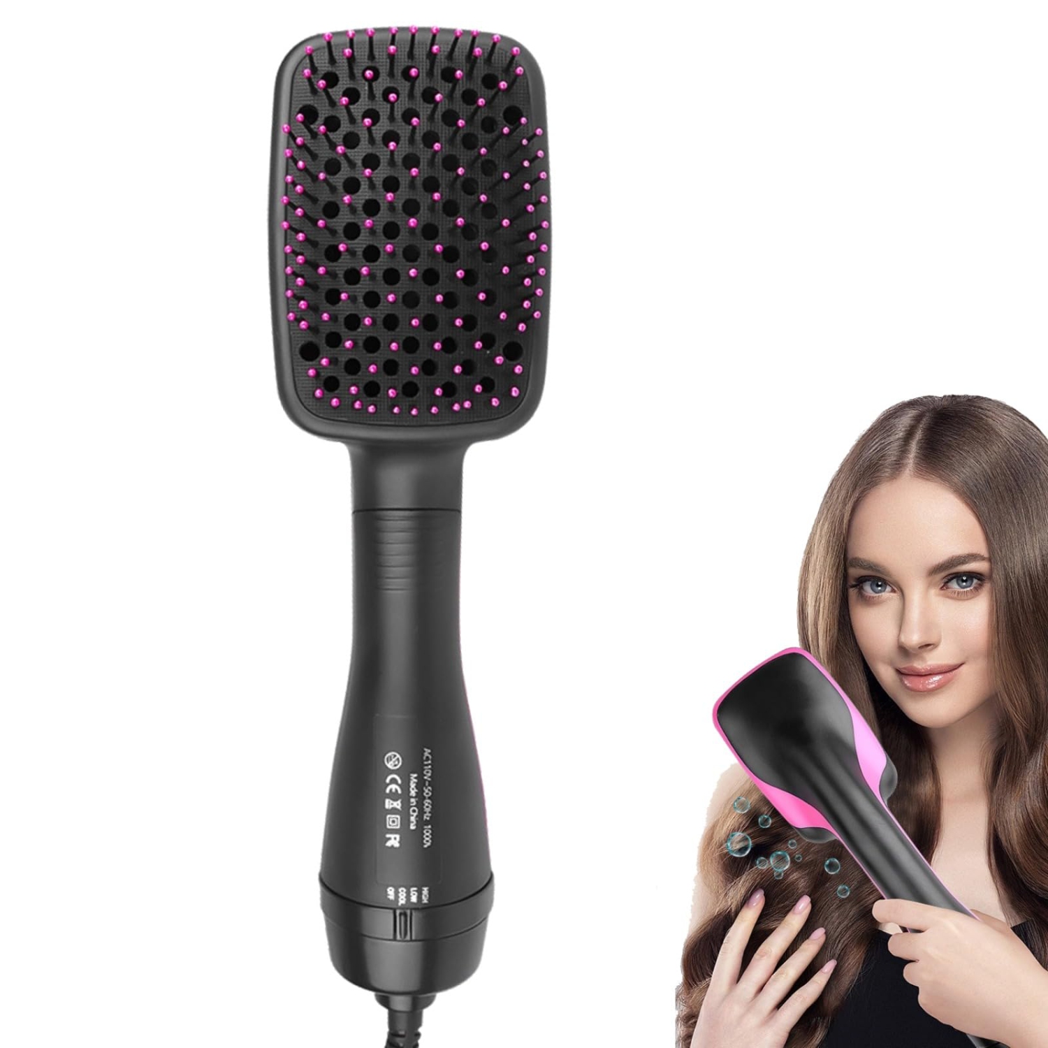 Hair Dryer Brush Blow Dryer Brush in One, 3 in 1 One Step Hair Dryer and Styler Hair Dryer Straightener Hot Air Brush Hair Styling Tool