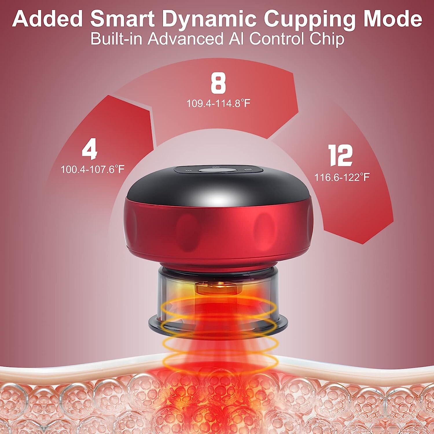Smart Electric Cupping Massage Suction Vacuum Scraping Therapy Machine 12 Level