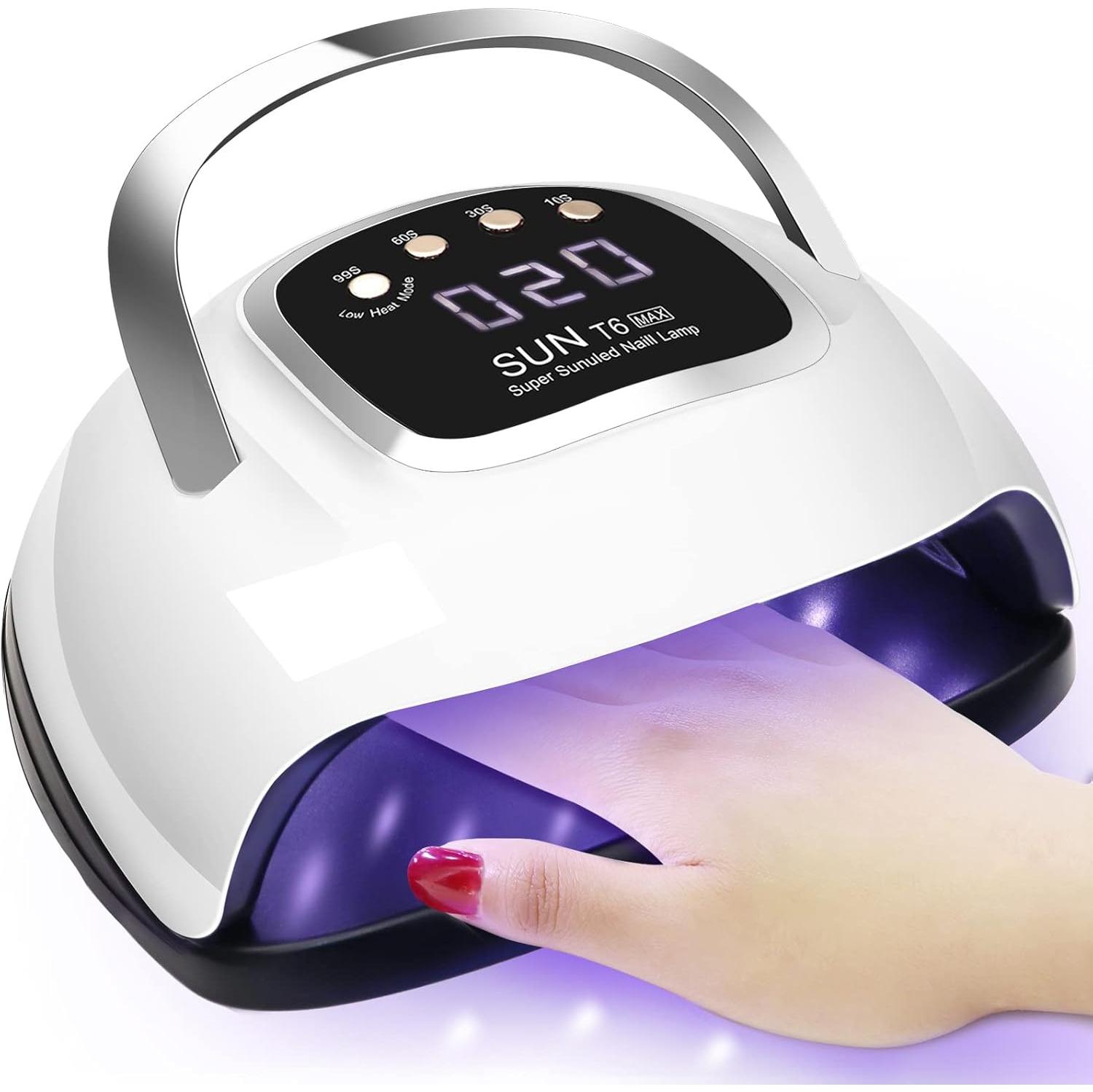 UV Nail Lamp,Dryer 220W Light for Nails with 4 Timers LED Lamp Gel Polish Kit,Professional Art Tools Automatic Sensor