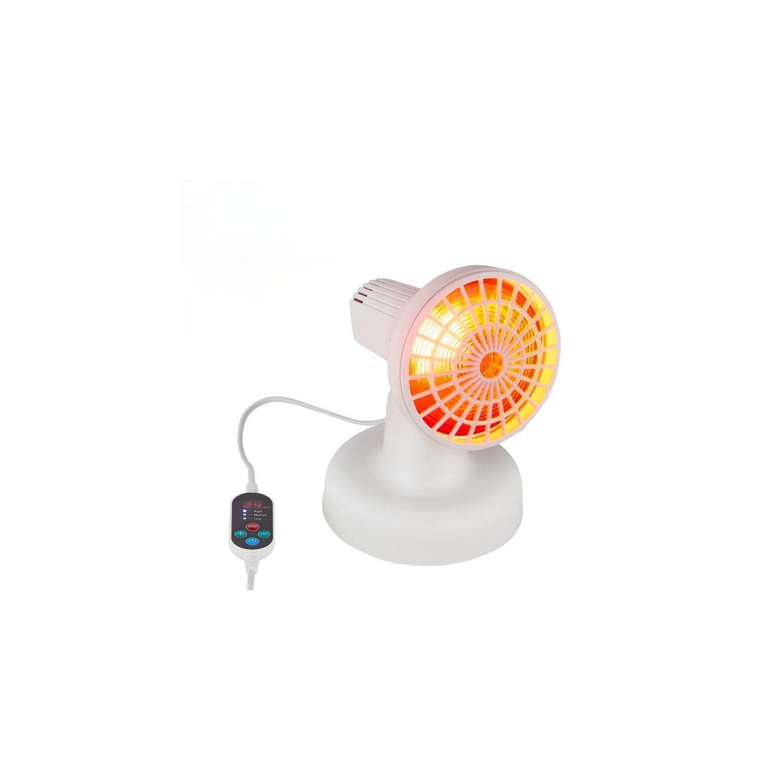 Lampe de thérapie à lumière rouge pour le soulagement de la douleur Lampe de photothérapie à angle réglable infrarouge pour la santé de la peau