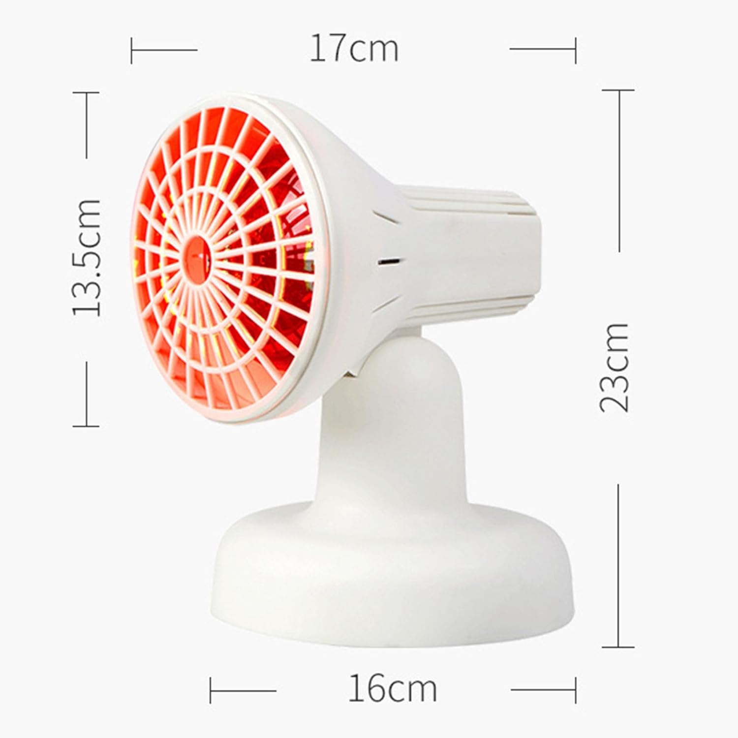 Lampe de thérapie à lumière rouge pour le soulagement de la douleur Lampe de photothérapie à angle réglable infrarouge pour la santé de la peau