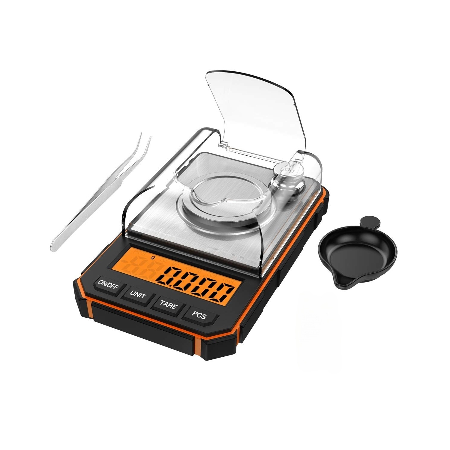 Balance numérique Milligram, mini pèse-personne portatif de 50&nbsp;g, graduation précise de 0,001&nbsp;g, pèse-personne professionnel de poche avec