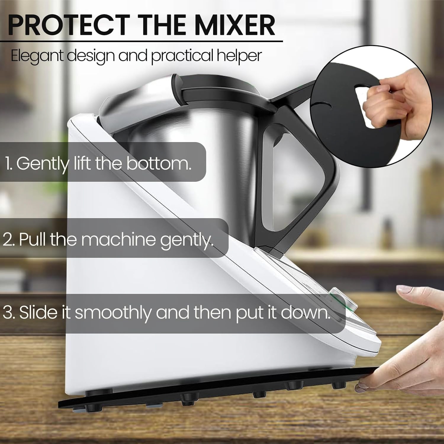 TM Slider Board for Thermomix 6 and 5 Stand Mixer Cooker,Only mat