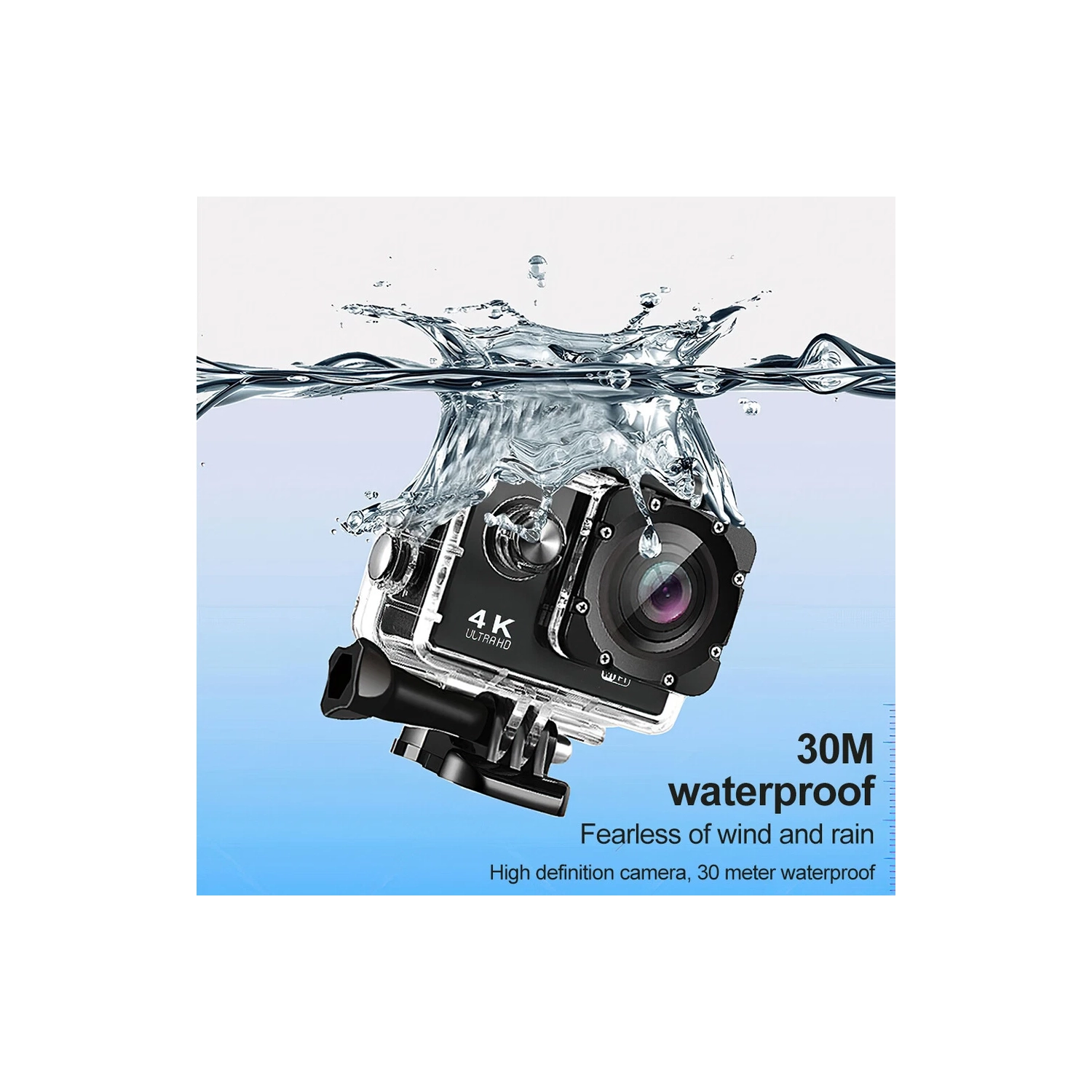 F201 4K 2 inch UHD 1080P Sports WiFi 16MP Action Camera DV Recording