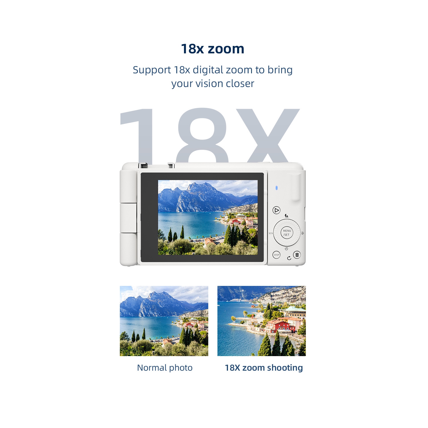 FC003 Selfie 270 degree flip screen student digital camera HD photography CCD shooting entry-level micro single camera - black + camera dedicated 64G