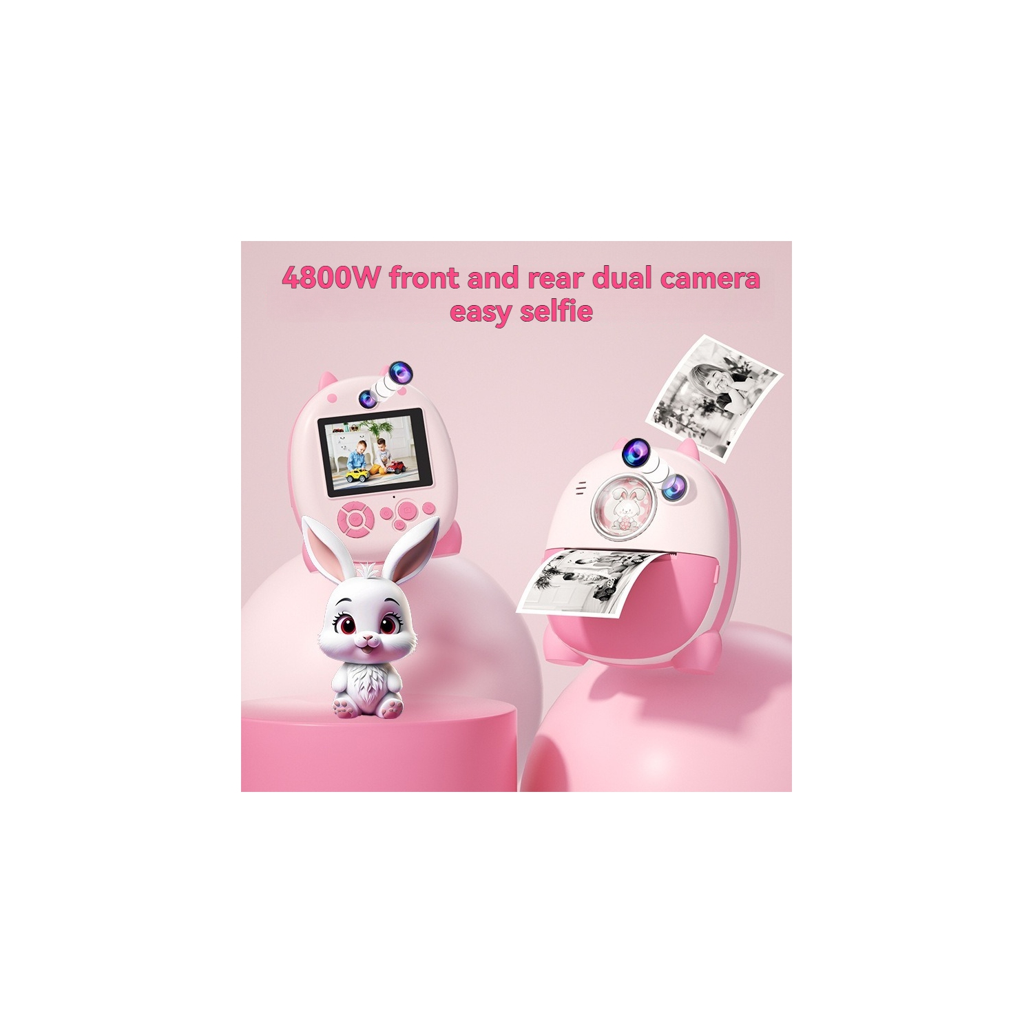 Instant camera HD video and photo dual camera instant printing with paper children's camera