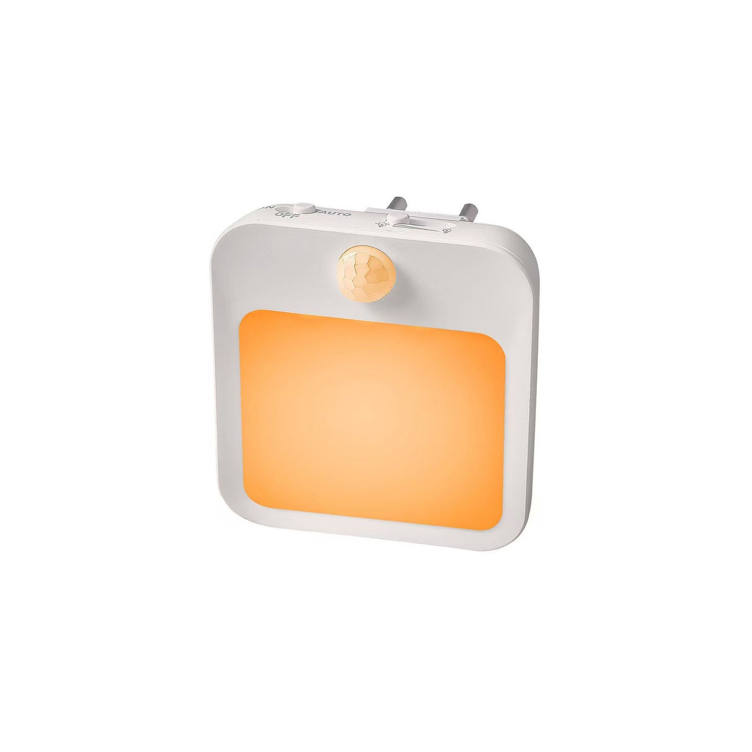 Intelligent human body induction night light丨ABS+PC material丨Human body+light dual induction丨Plug-in bedroom light丨Applicable to bedroom and study